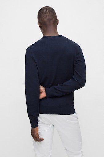 Boss Orange Gebreide trui Kanovano met een ronde hals