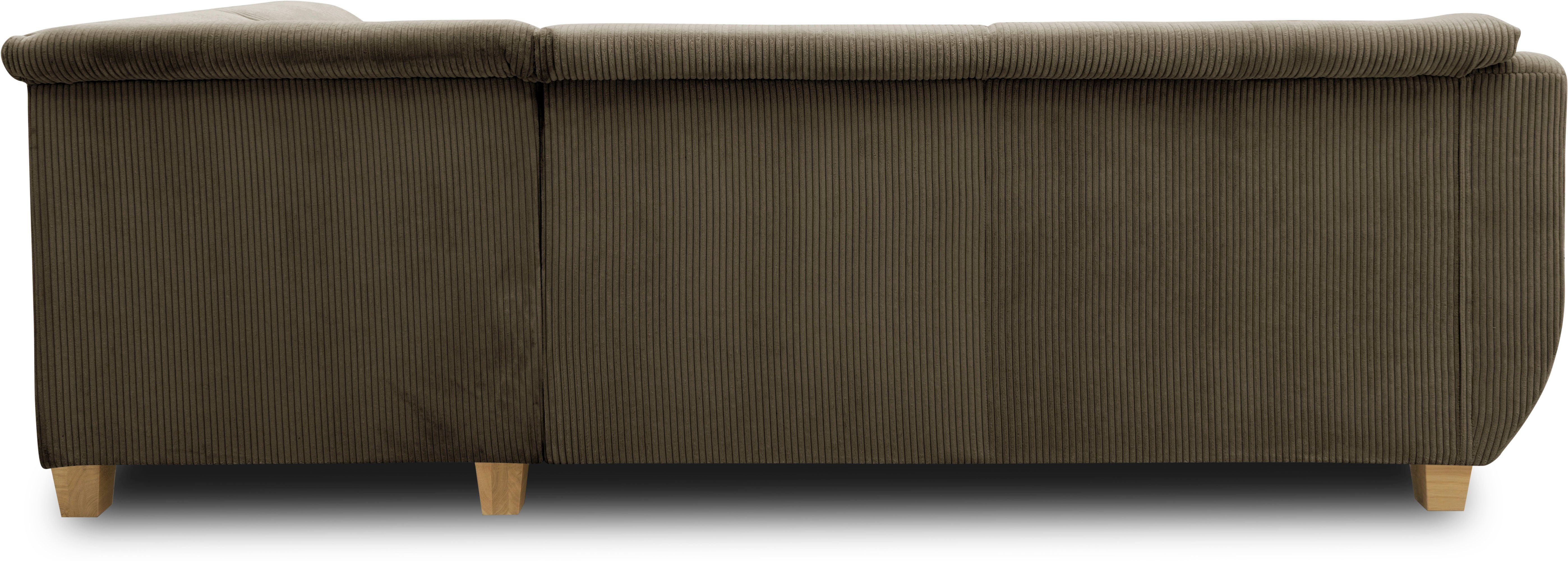Home affaire Hoekbank Yesterday tijdloos en elegant, comfortabele armleuningen, L-vorm