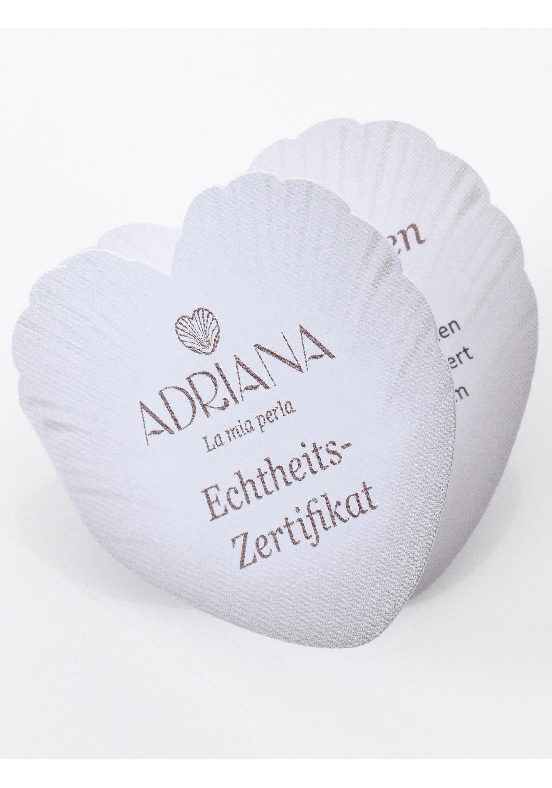 Adriana Oorstekers R48 met zirkoontjes (synth.) - met zoetwater-cultivéparel