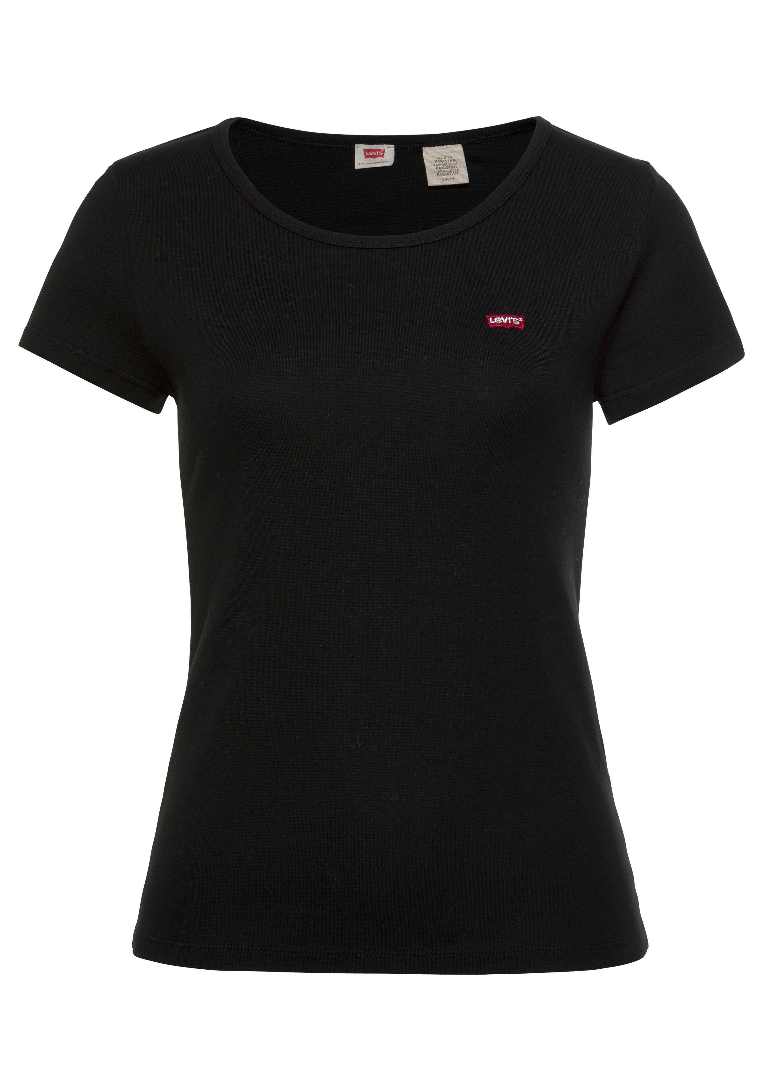Levi's® T-shirt Mini-Logo met klein logoborduursel op borsthoogte (set, 2-delig)