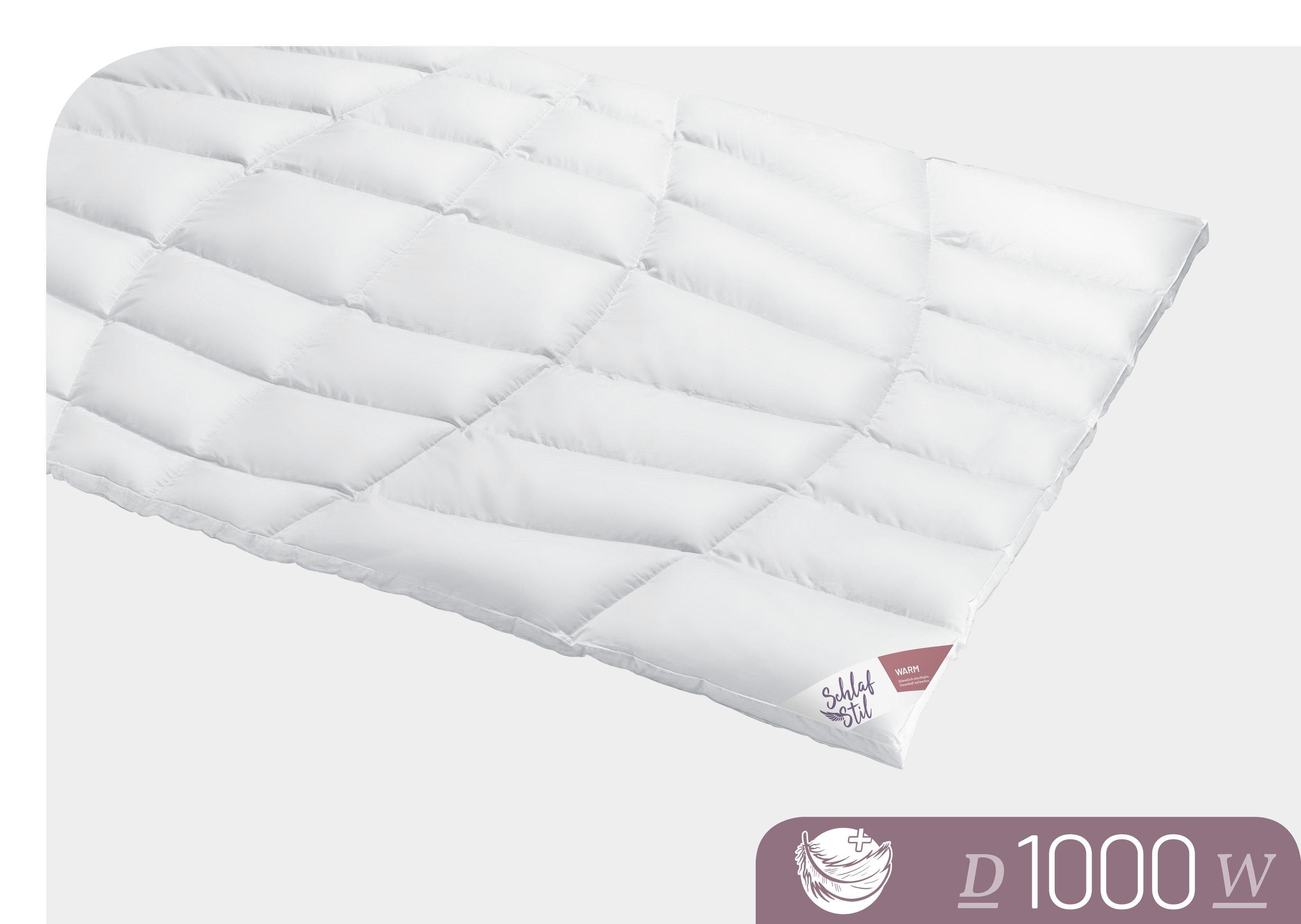 Schlafstil Donzen dekbed D1000 Hoogste lichtheid Extrawarm