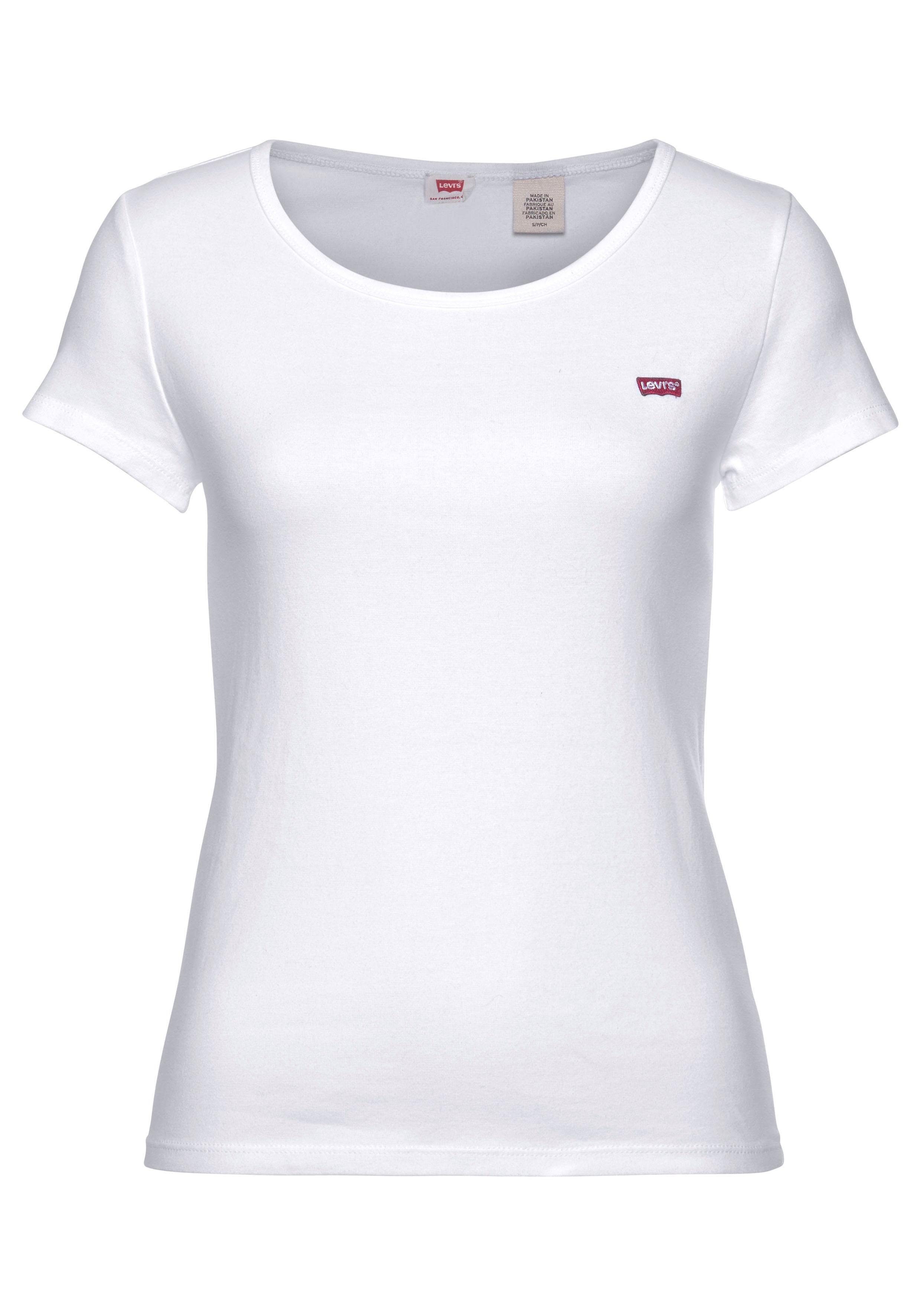 Levi's® T-shirt Mini-Logo met klein logoborduursel op borsthoogte (set, 2-delig)