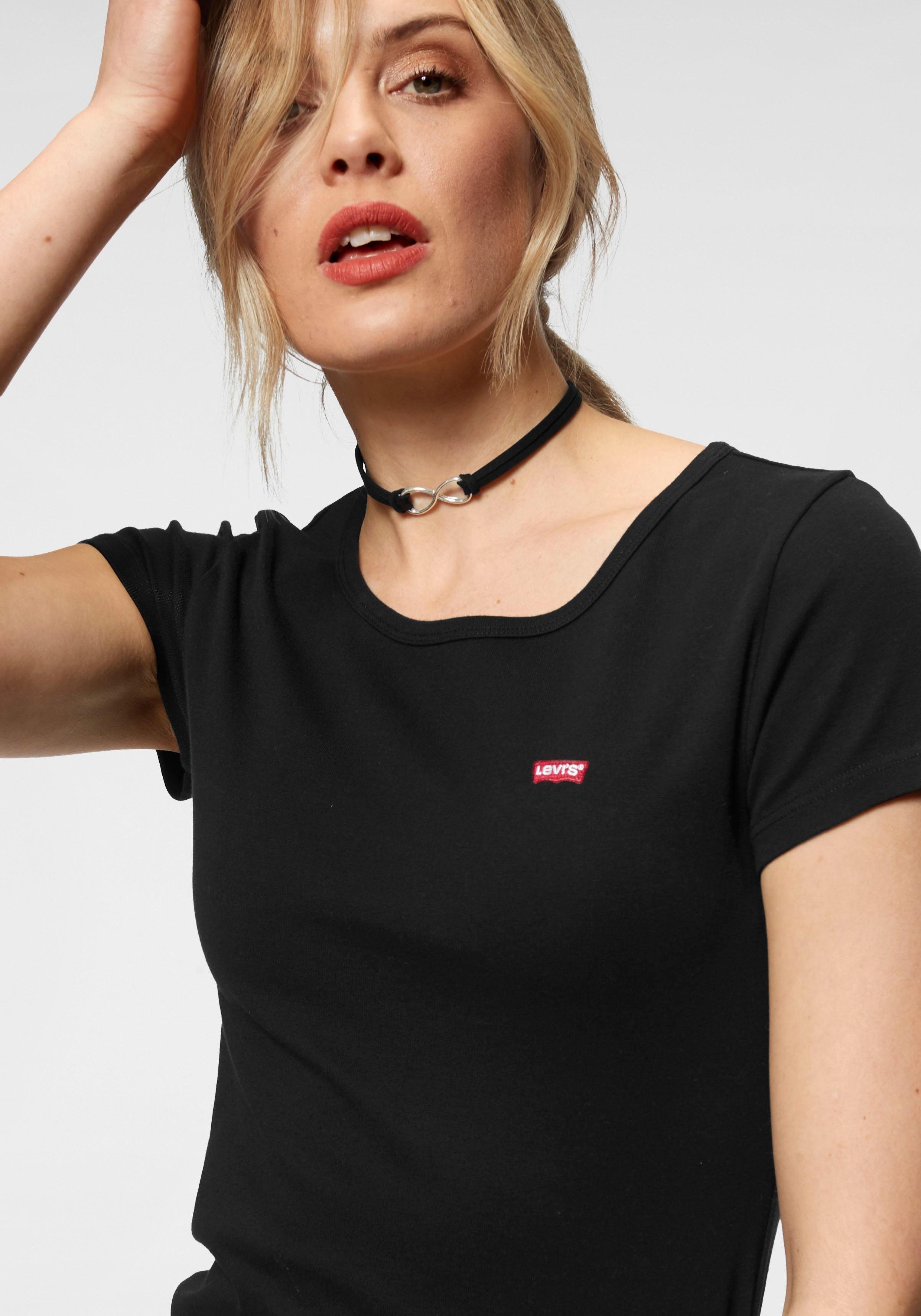 Levi's® T-shirt Mini-Logo met klein logoborduursel op borsthoogte (set, 2-delig)