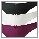 Petite fleur String achter geheel van fijne jacquard-kant (3 stuks)