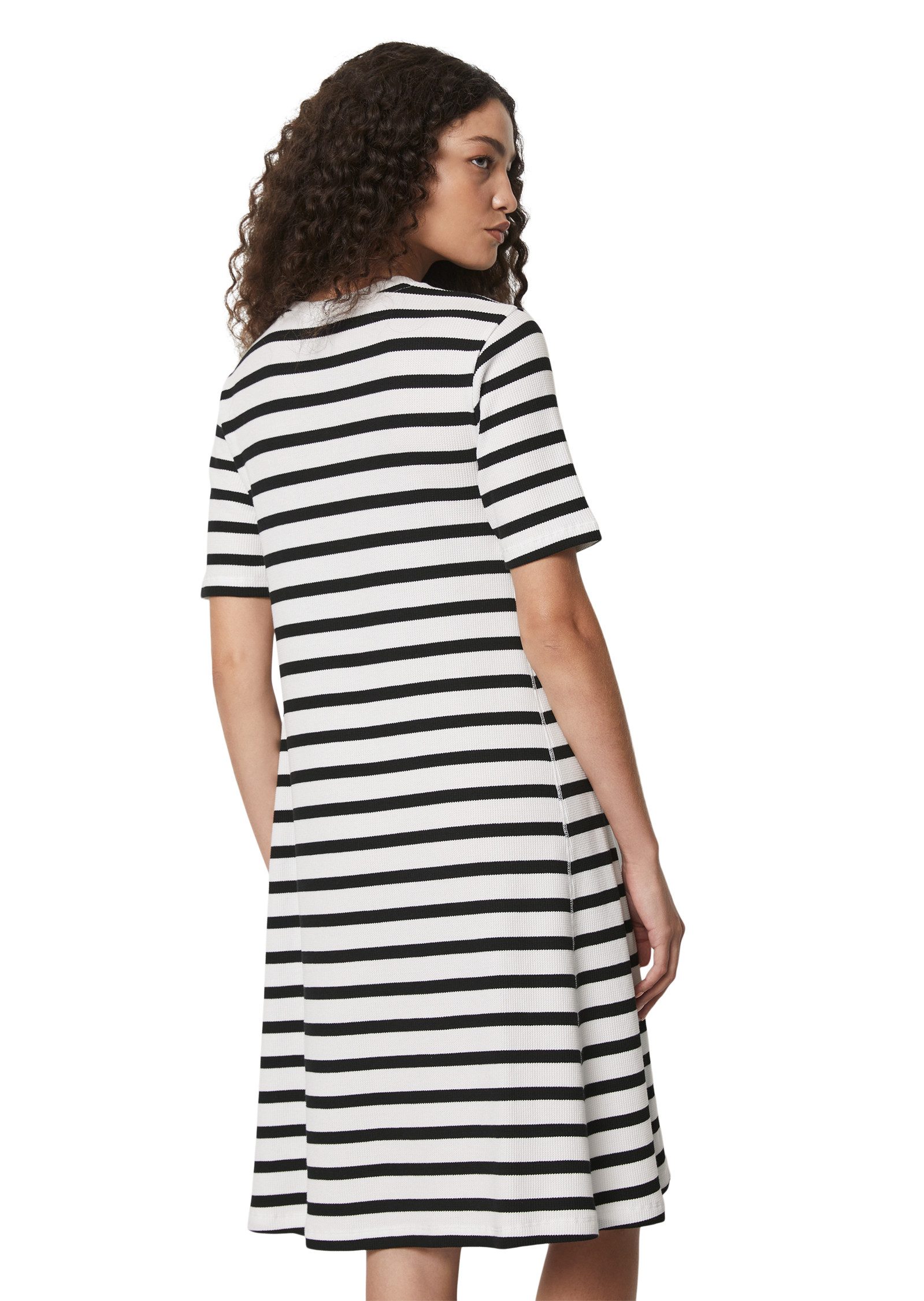 Marc O'Polo Maxi-jurk Gestreepte wafel-jersey-jurk