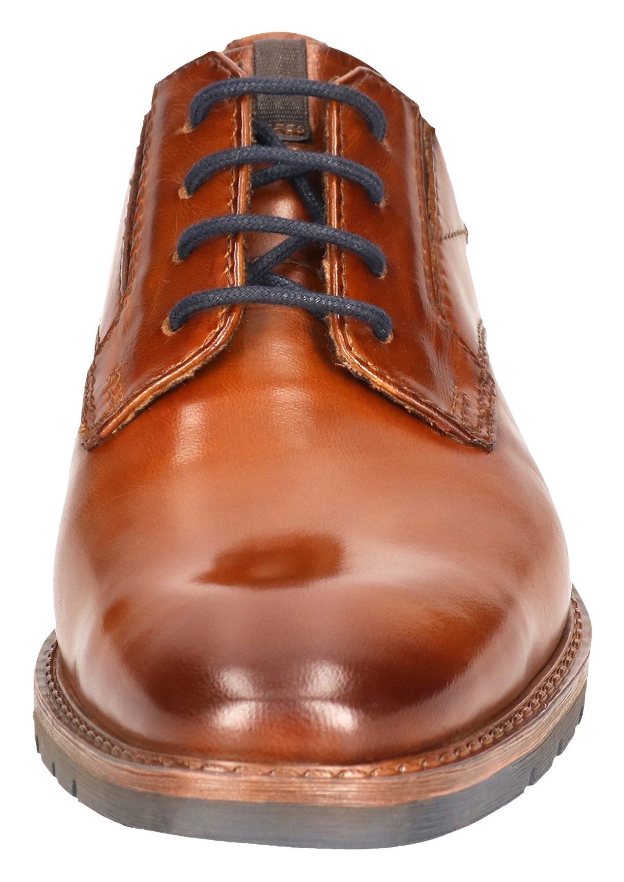 Bugatti Veterschoenen , businessschoen, avond-schoen met kleine stretchinzetten, breedte g