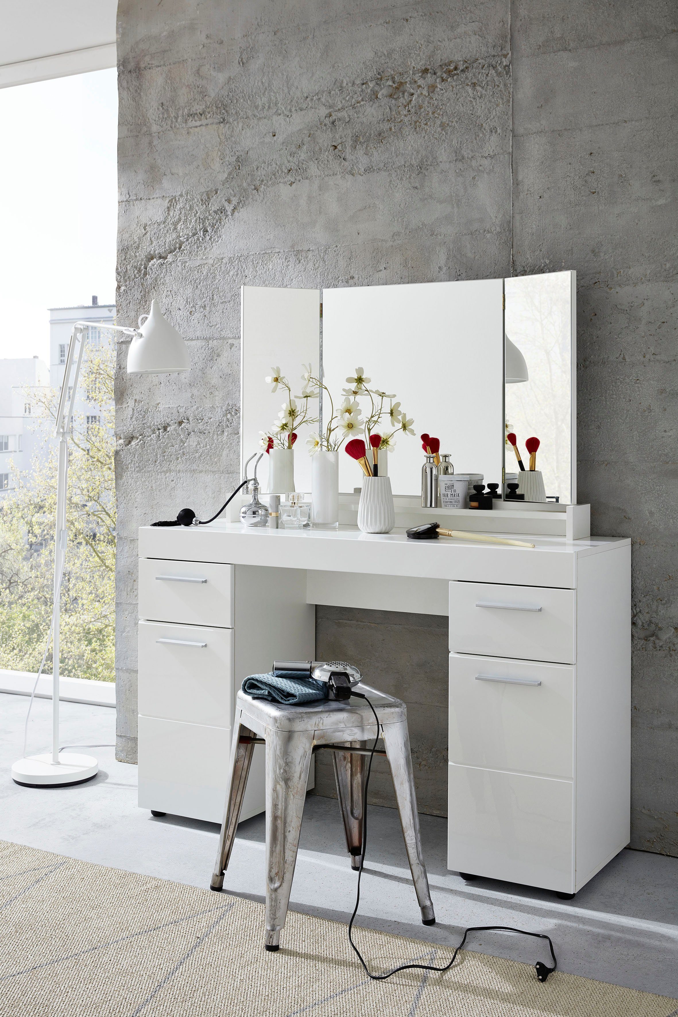INOSIGN Make-uptafel Avena incl. spiegel (set)
