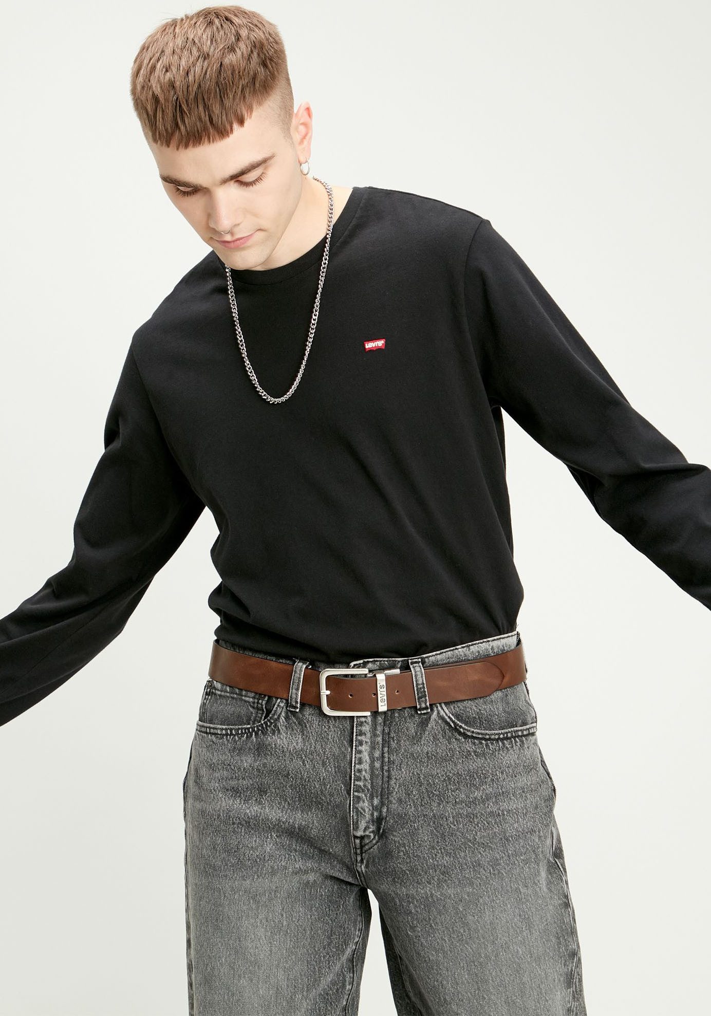 Levi's® Leren riem REVERSIBLE CORE
