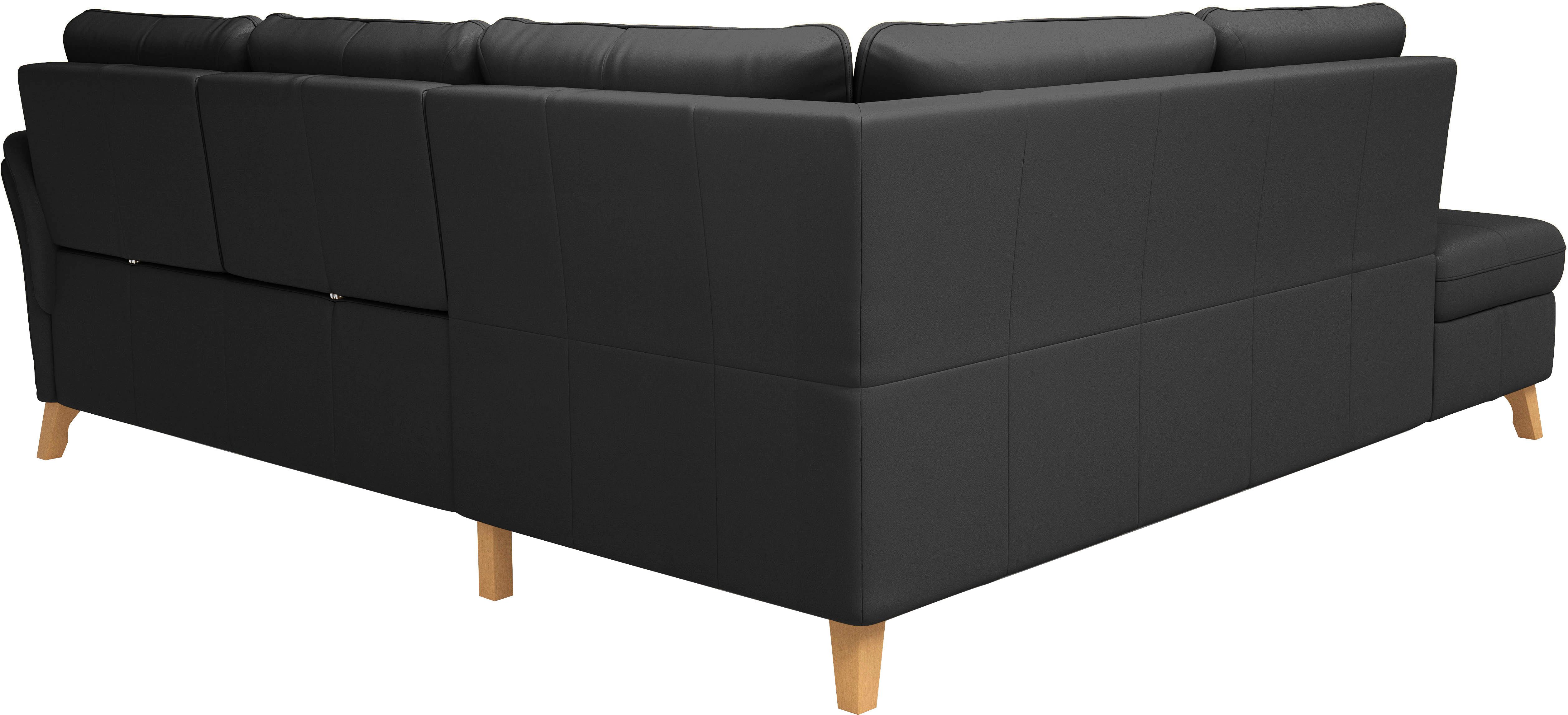 sit&more Hoekbank Göteborg inclusief zitdiepteverstelling, optioneel met bedfunctie & bedlade