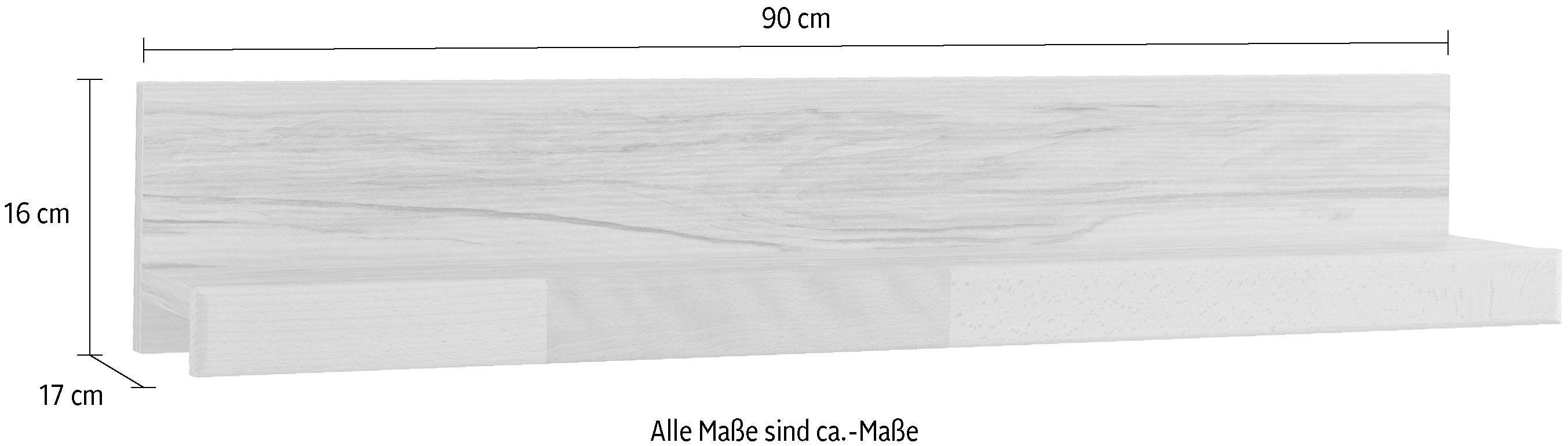 Home affaire Wandplank Silkeborg Breedte 90-130 cm