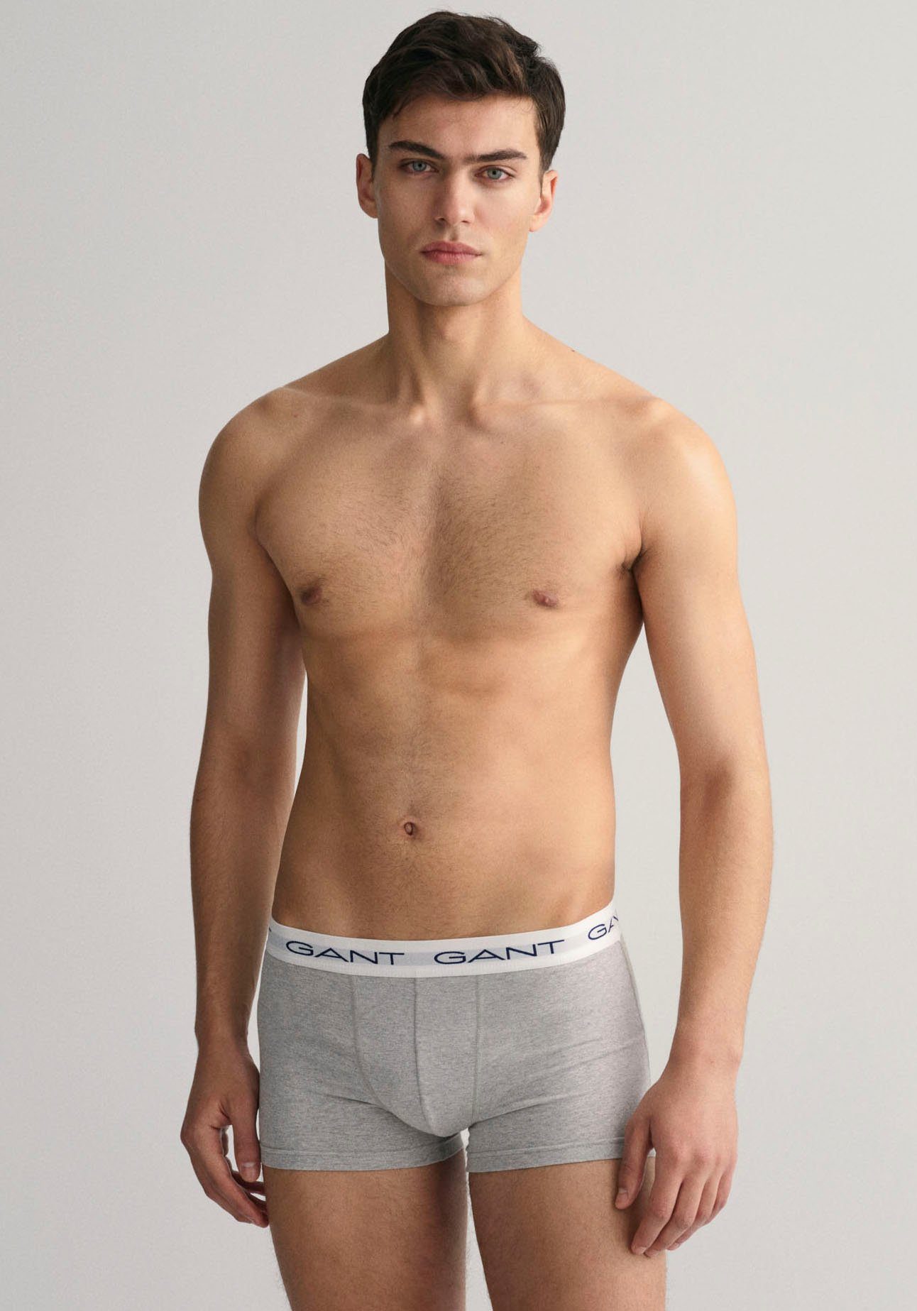 Gant Boxershort met elastische logoband (set, 3 stuks, 3)