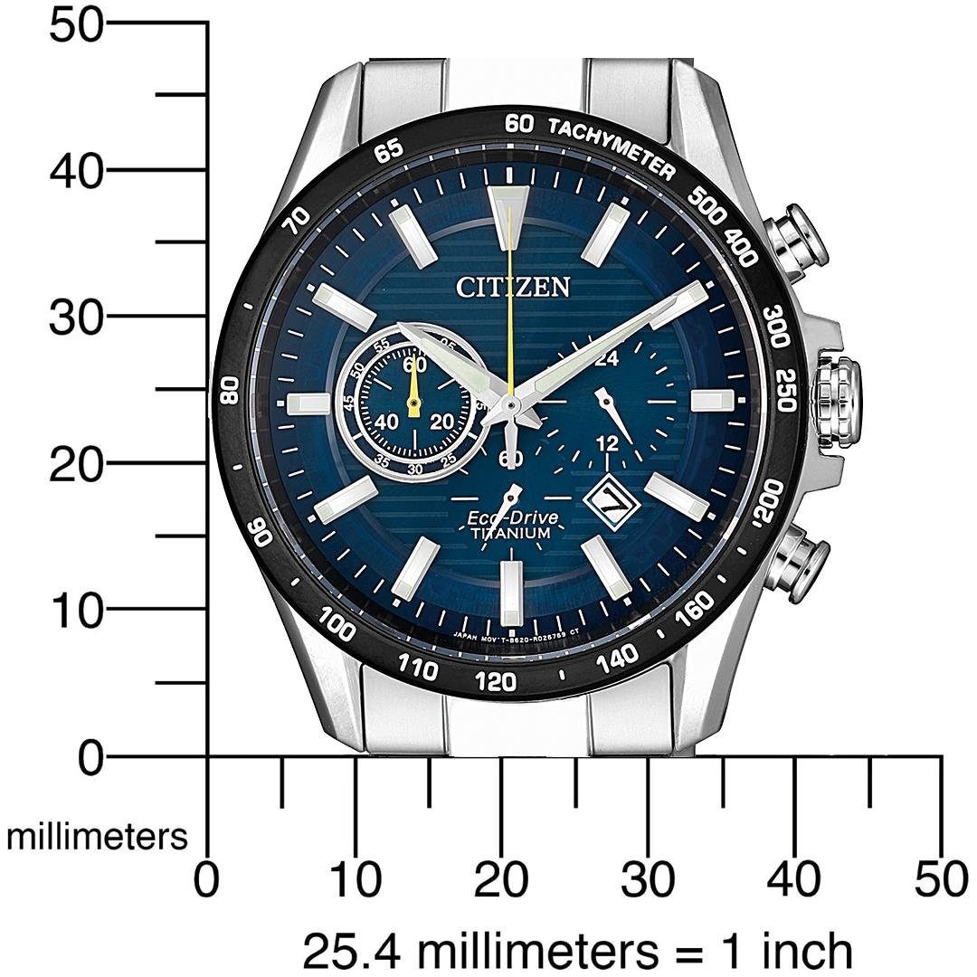 Citizen Chronograaf Polshorloge, herenhorloge, solar, titanium, stopwatchfunctie