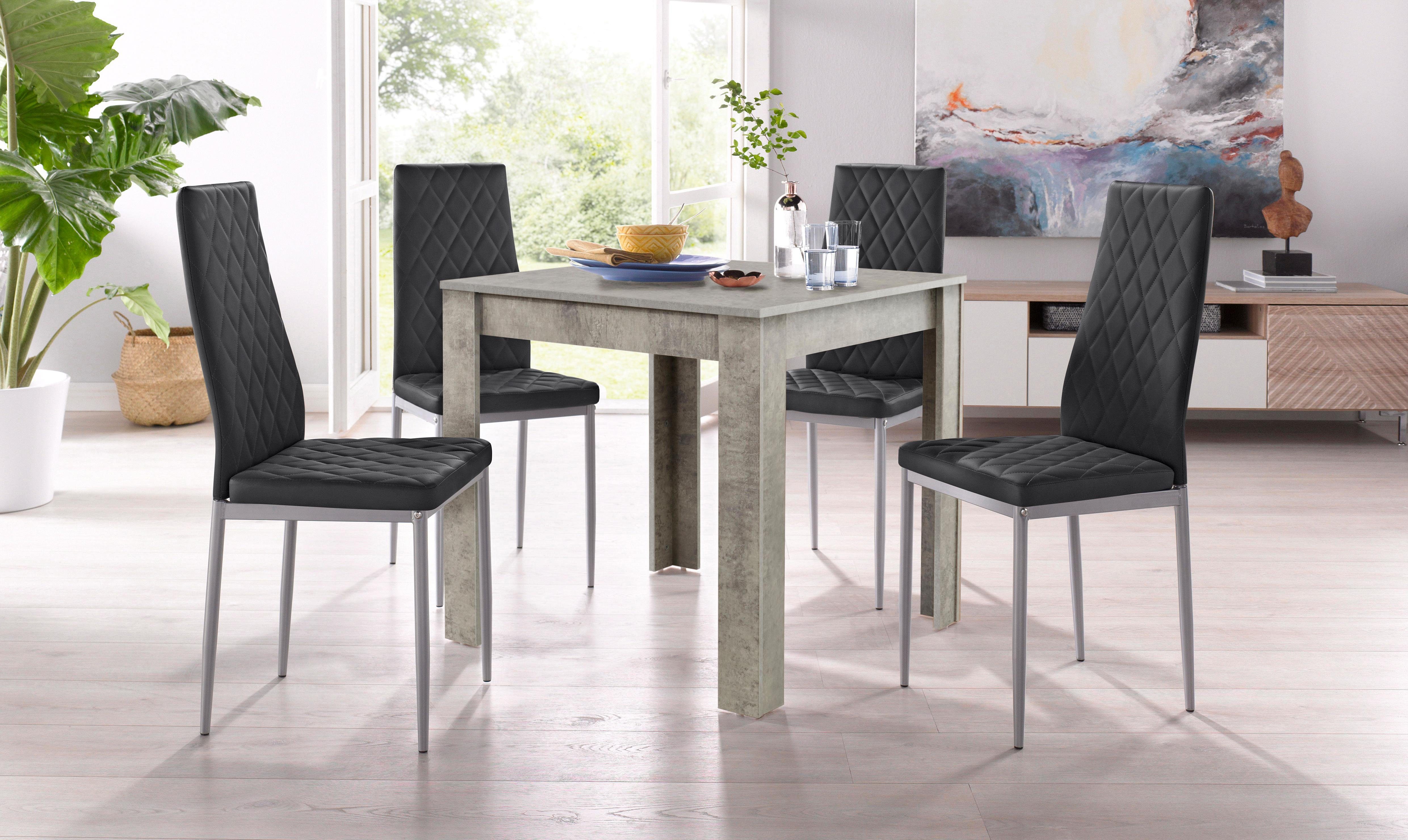 INOSIGN Eettafel Meigh, TOPSELLER! van houtmateriaal, breedte 80 cm