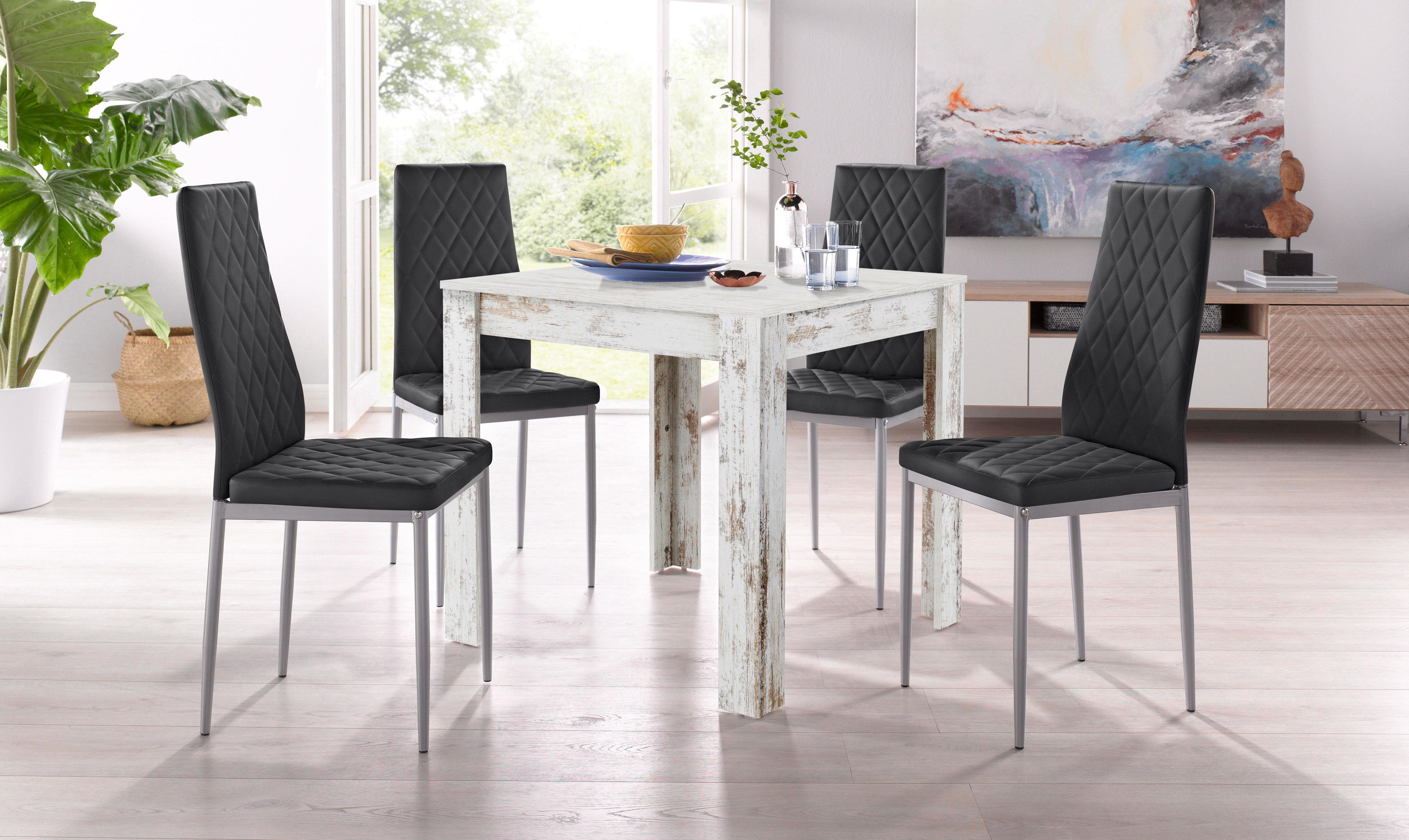 INOSIGN Eettafel Meigh, TOPSELLER! van houtmateriaal, breedte 80 cm