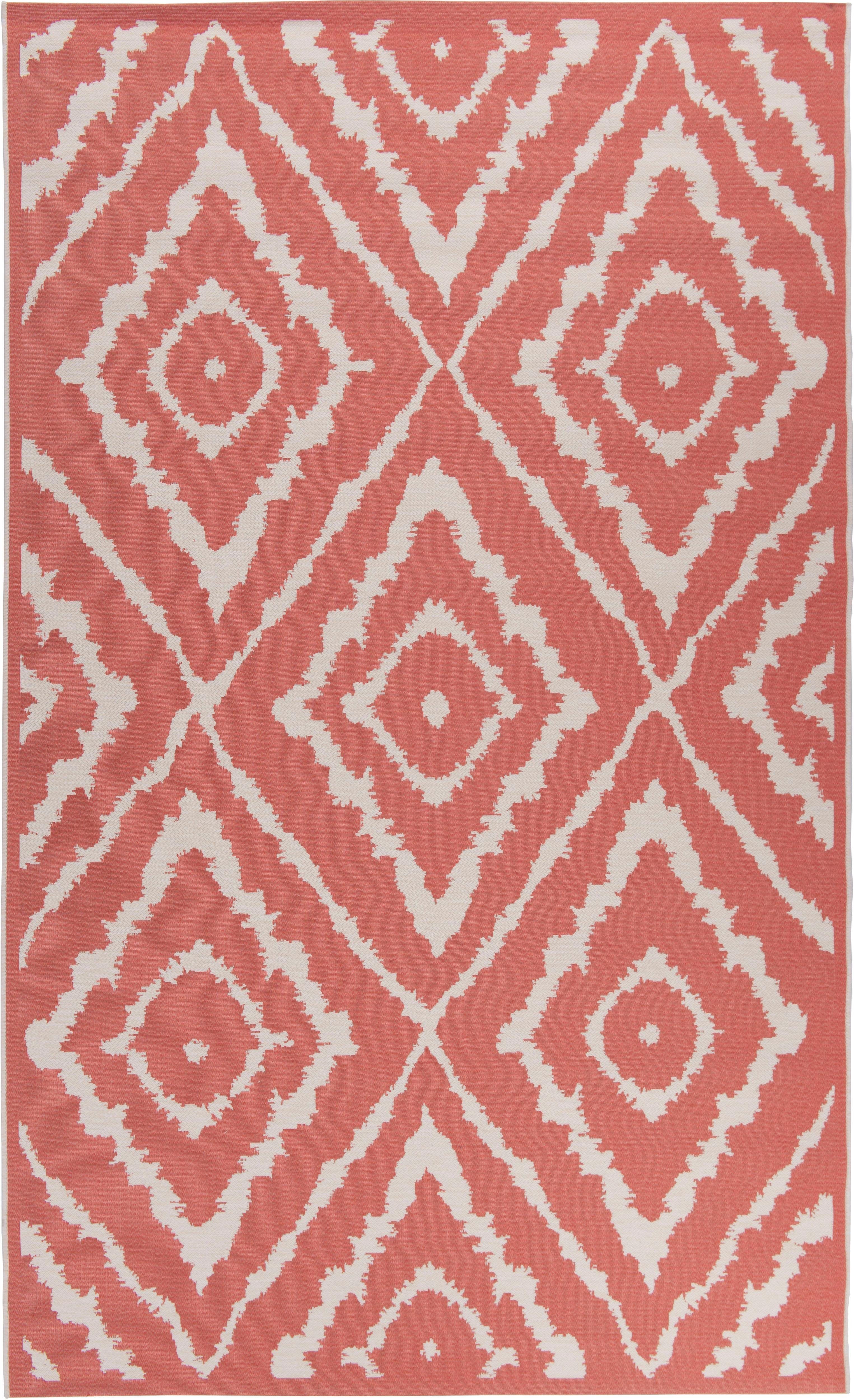 TOM TAILOR HOME Vloerkleed Garden Pattern Platweefsel, modern geruit design, geschikt voor binnen en buiten