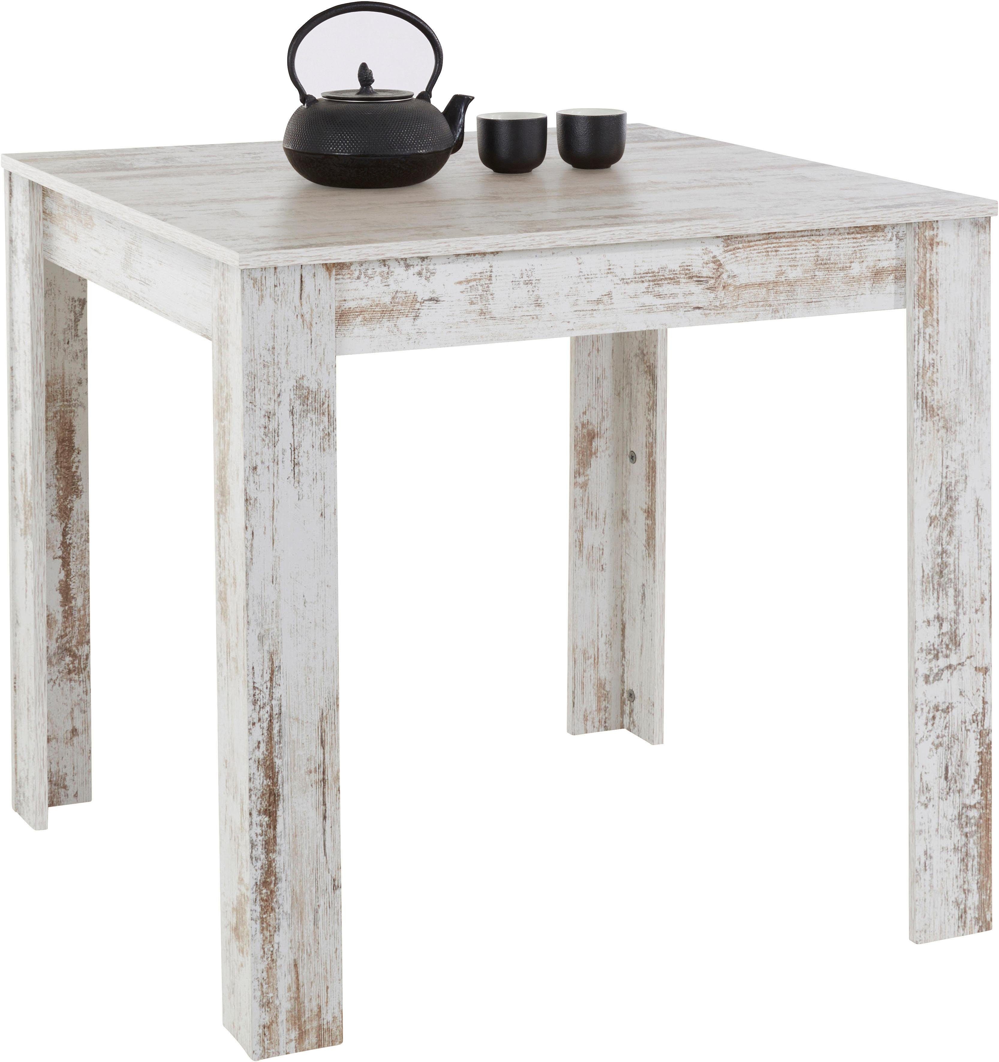 INOSIGN Eettafel Meigh, TOPSELLER! van houtmateriaal, breedte 80 cm