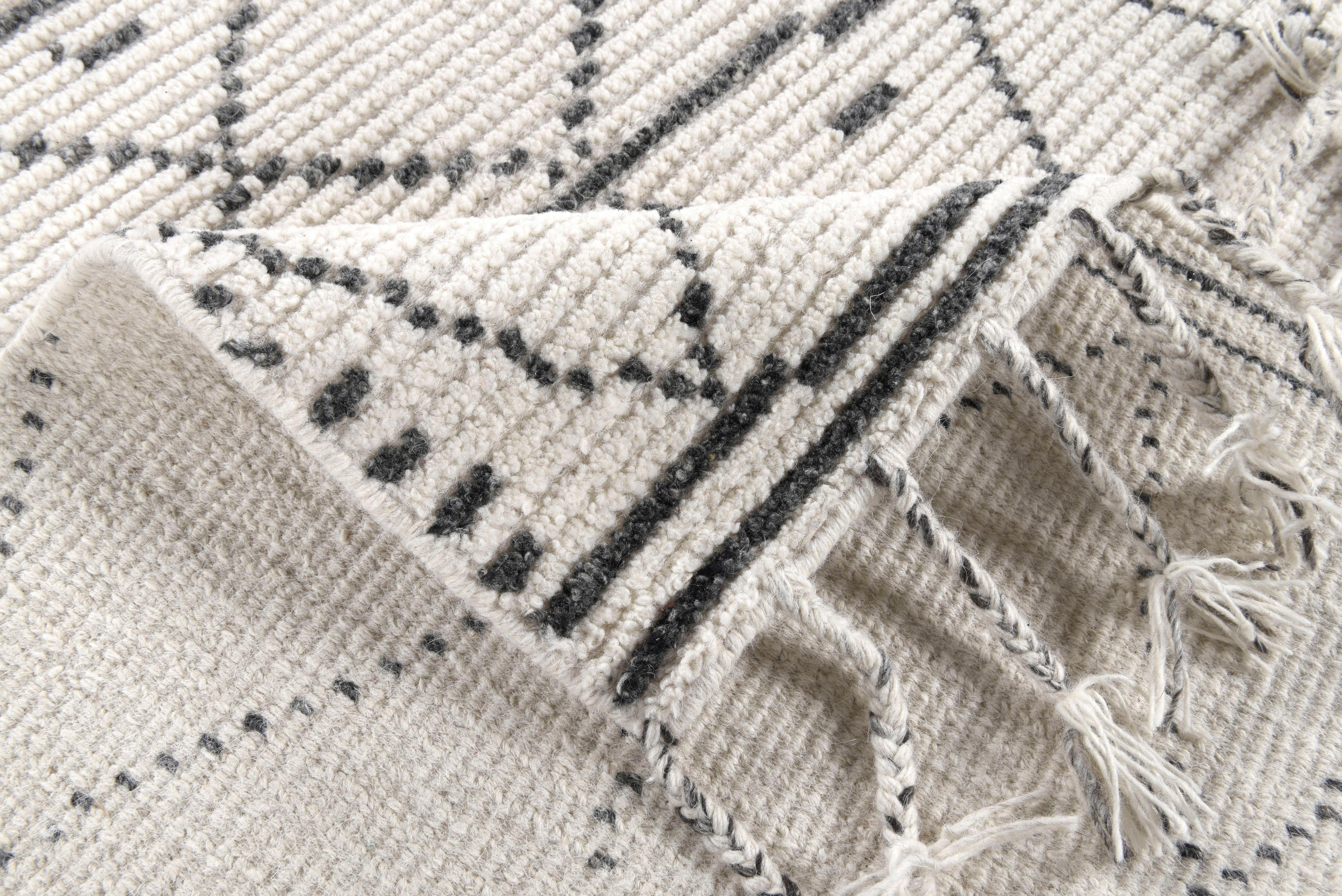 TOM TAILOR HOME Vloerkleed Nomad met de hand geweven, met franje, boho-stijl