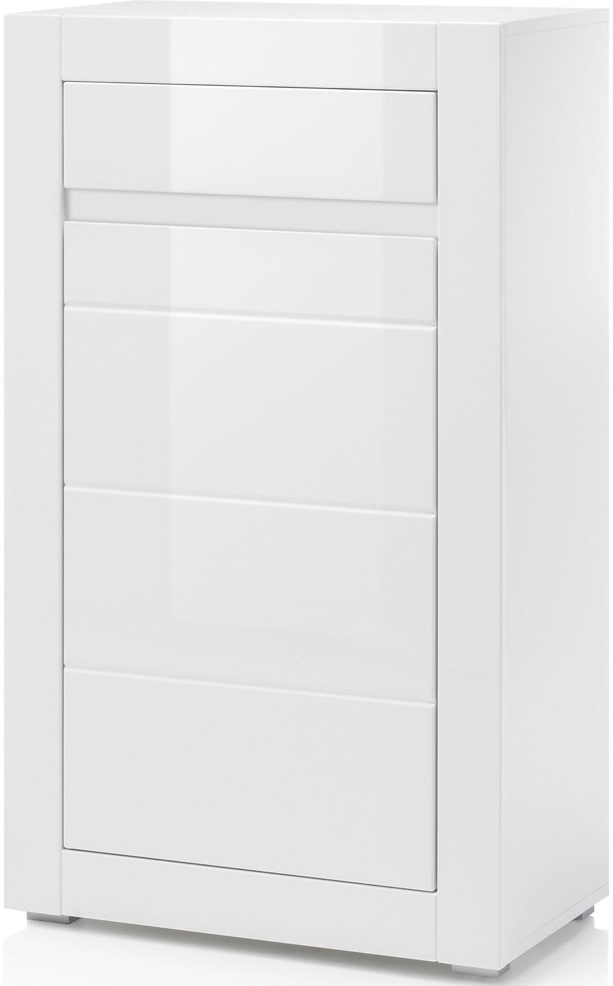 INOSIGN Kast Carat Breedte 66 cm, front in wit en betonlook inbegrepen
