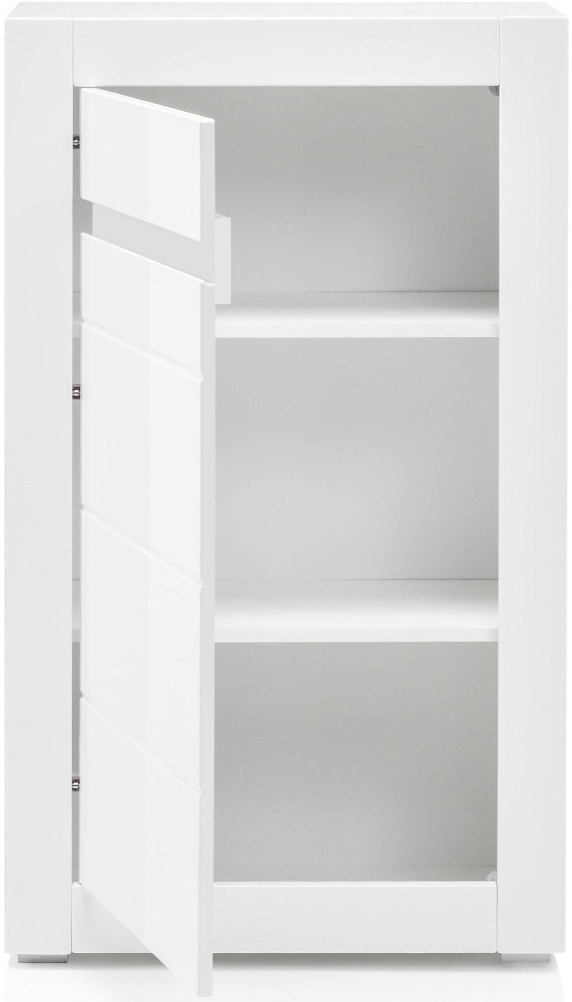 INOSIGN Kast Carat Breedte 66 cm, front in wit en betonlook inbegrepen