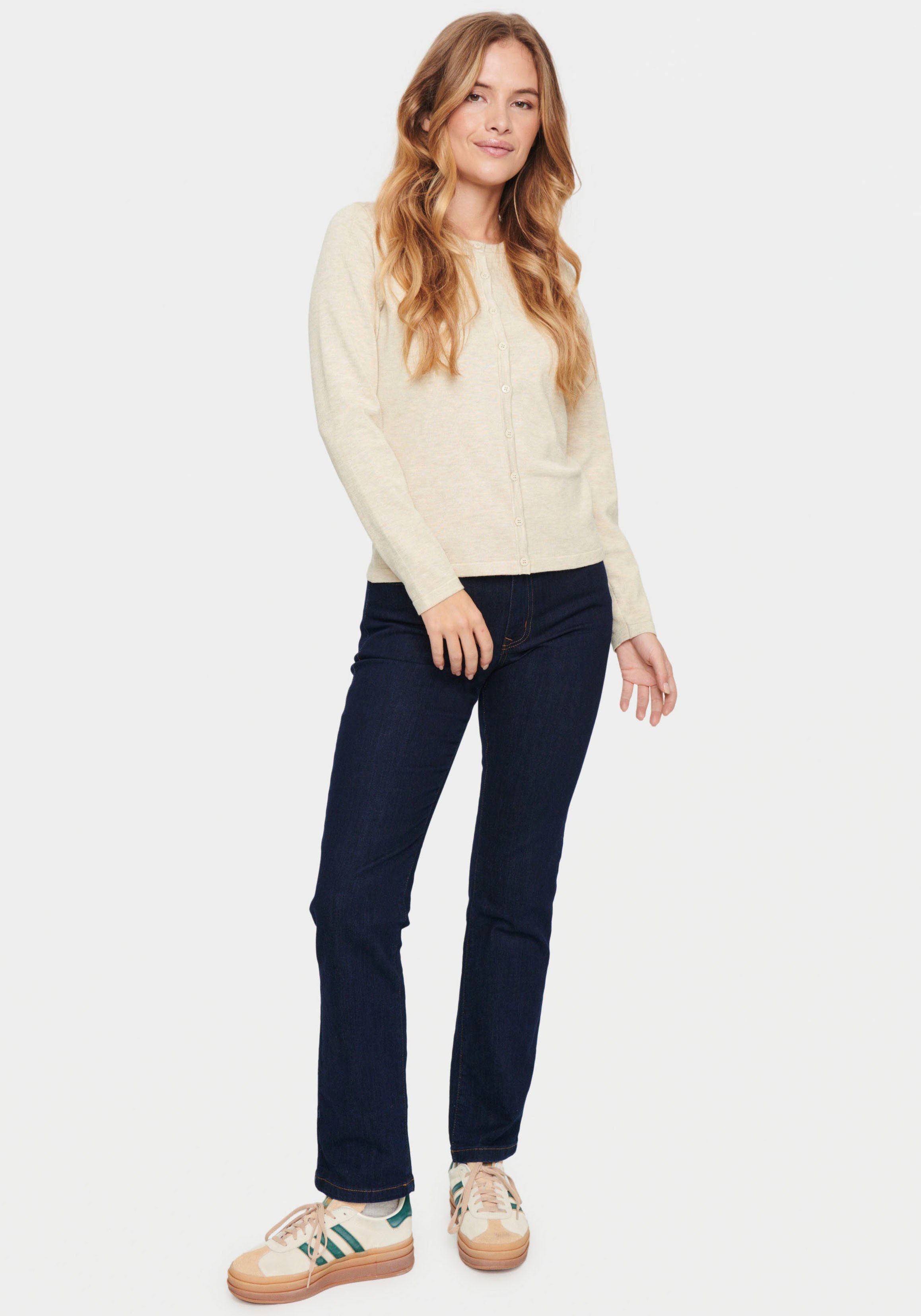 Saint Tropez Vest A8661, MilaSZ R-Neck Cardigan