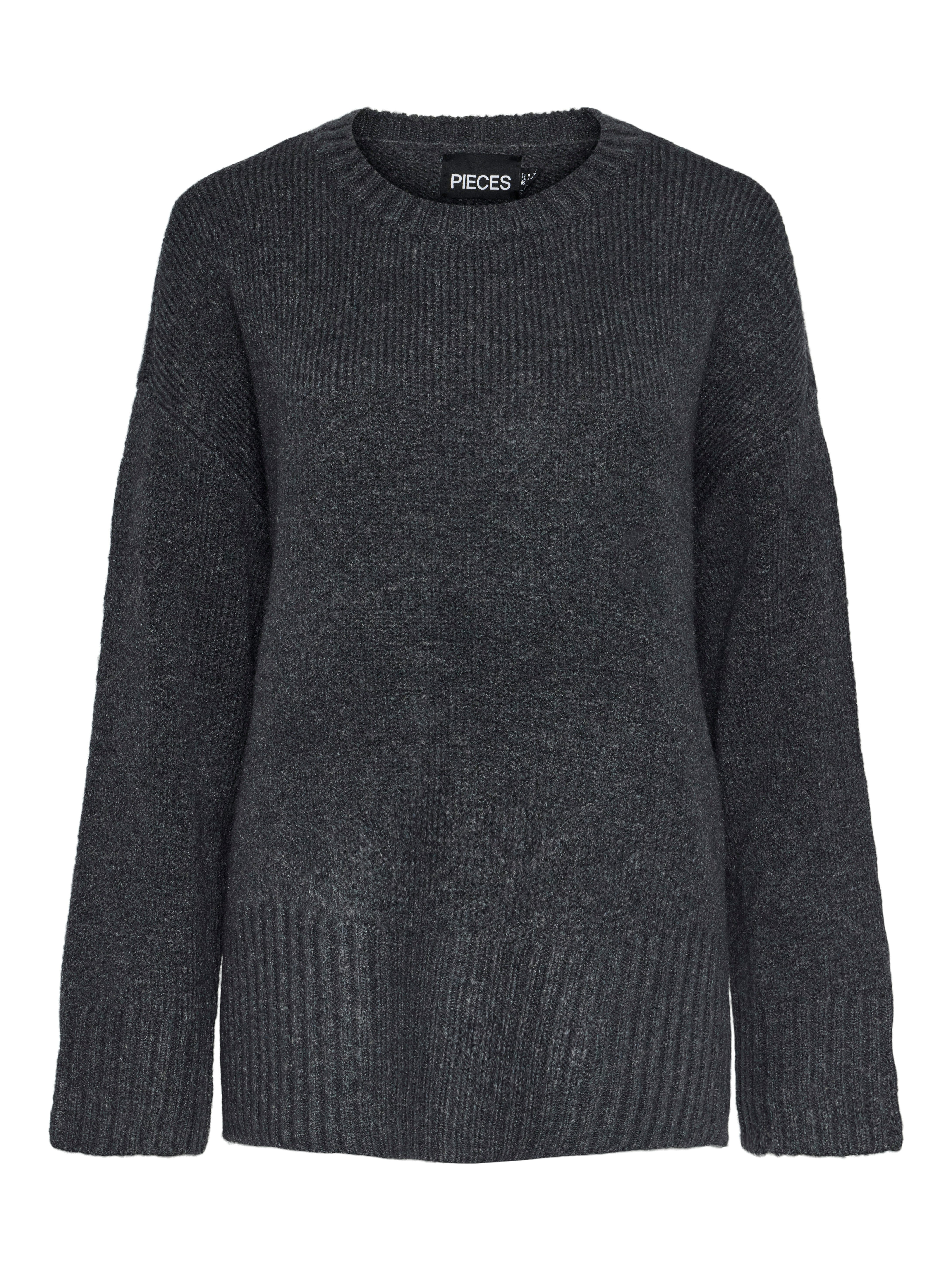 pieces Trui met ronde hals PCNANCY LS LOOSE O-NECK KNIT NOOS BC