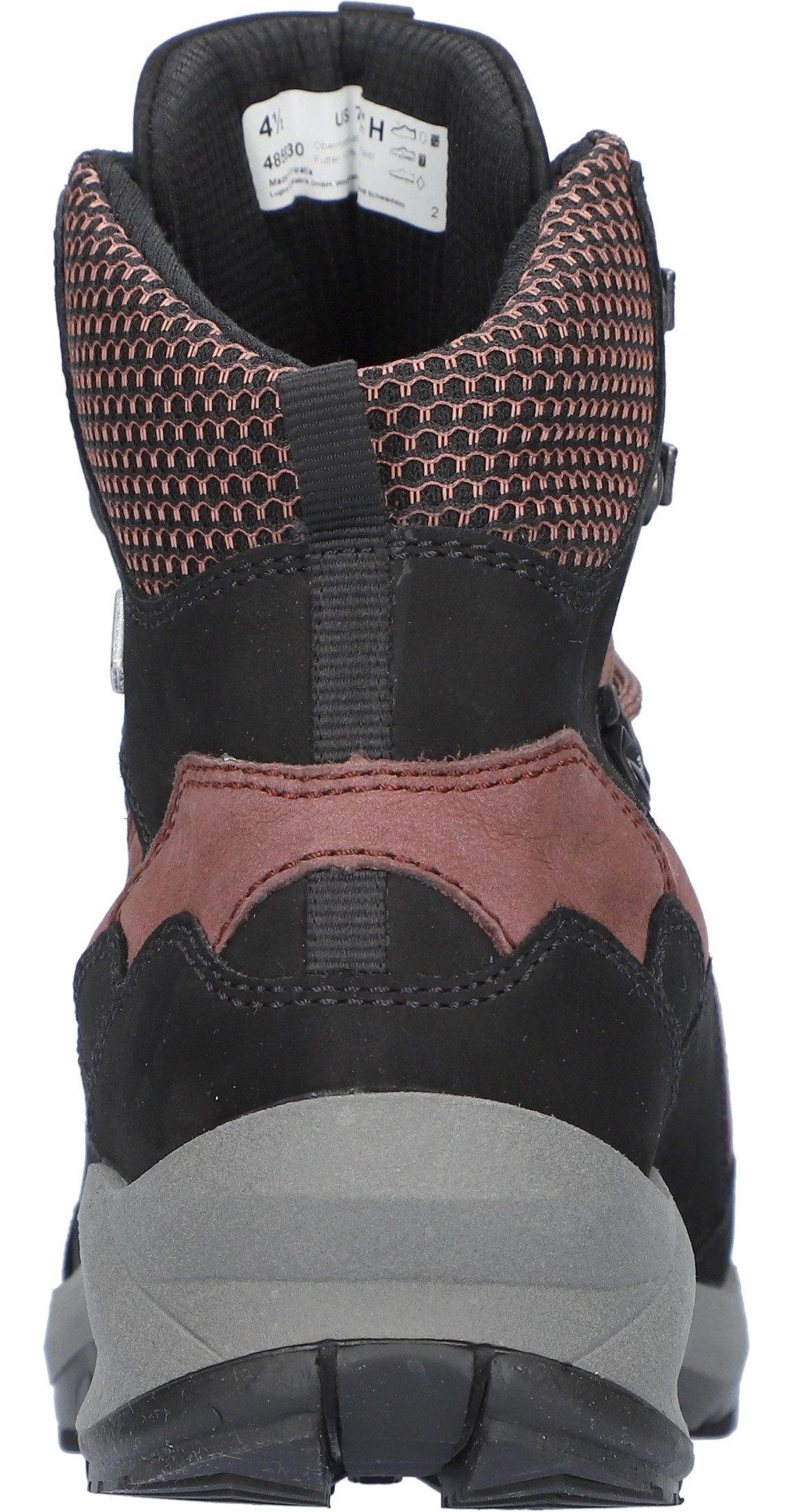 Waldläufer Trekkingschoenen H-EMMA outdoor, veterschoenen, high-top met tex-membraan, breedte h (zeer breed)