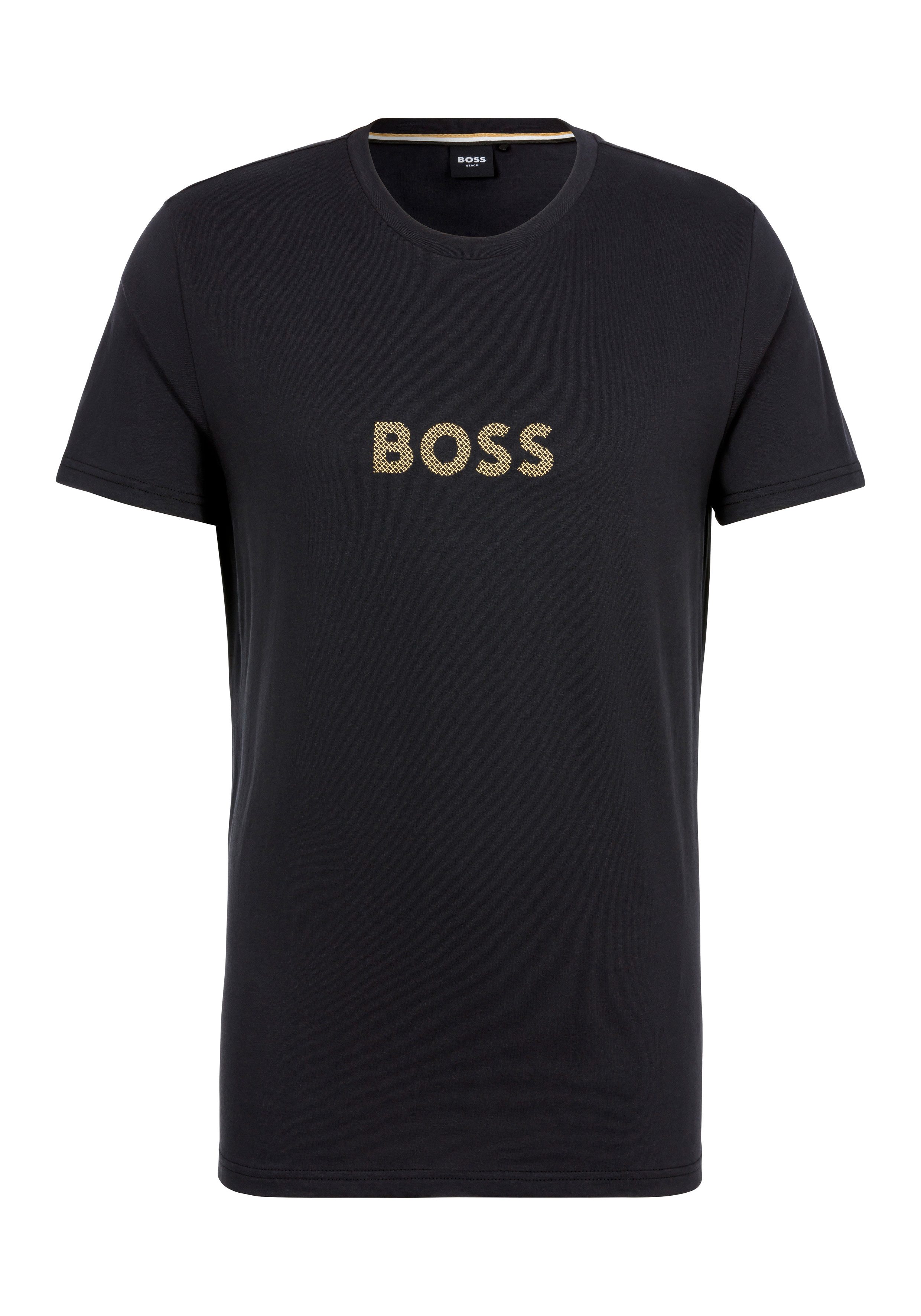 BOSS T-shirt special met een ronde hals