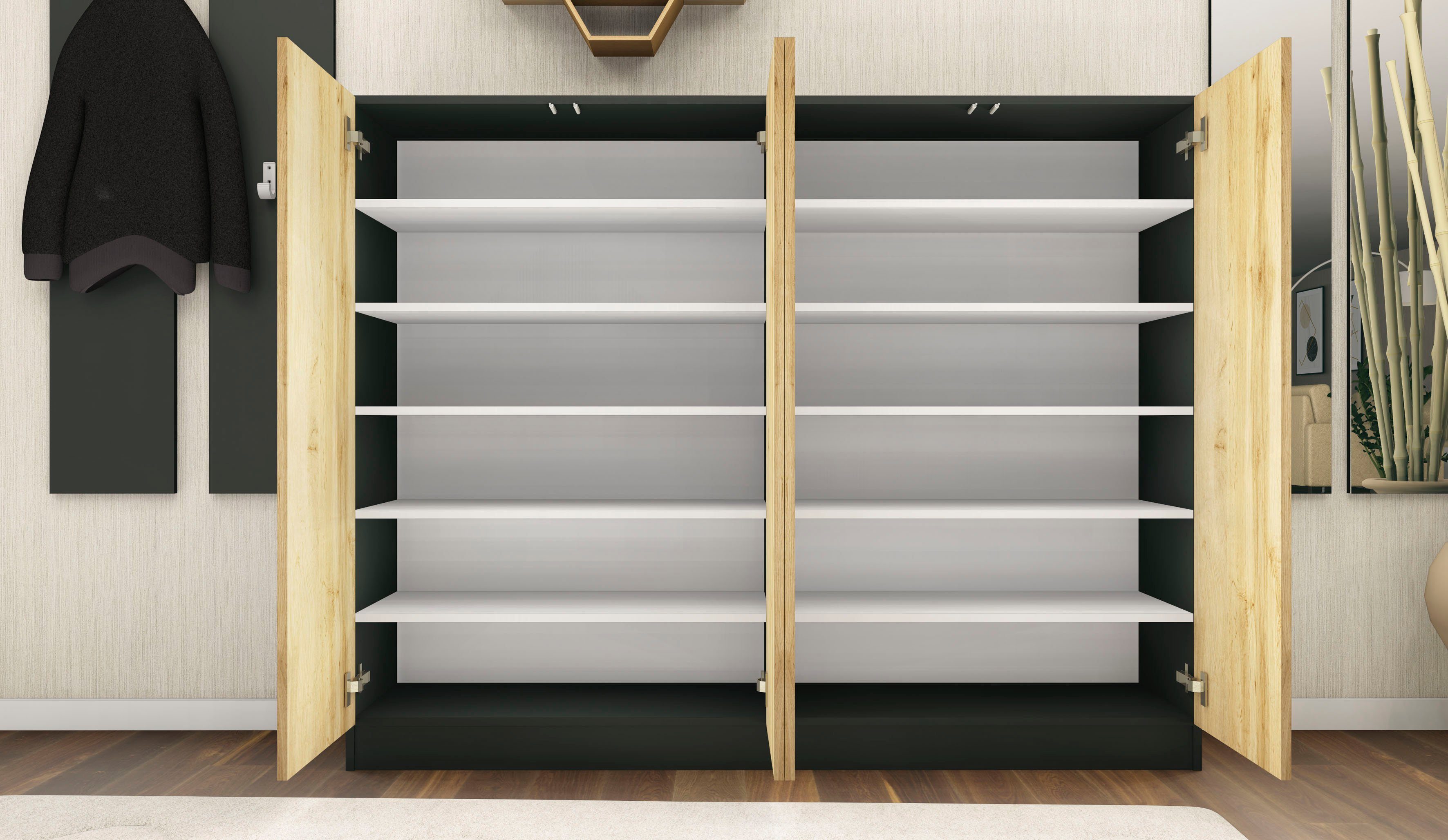 borchardt Möbel Schoenenkast Vaasa3 Breedte 152 cm