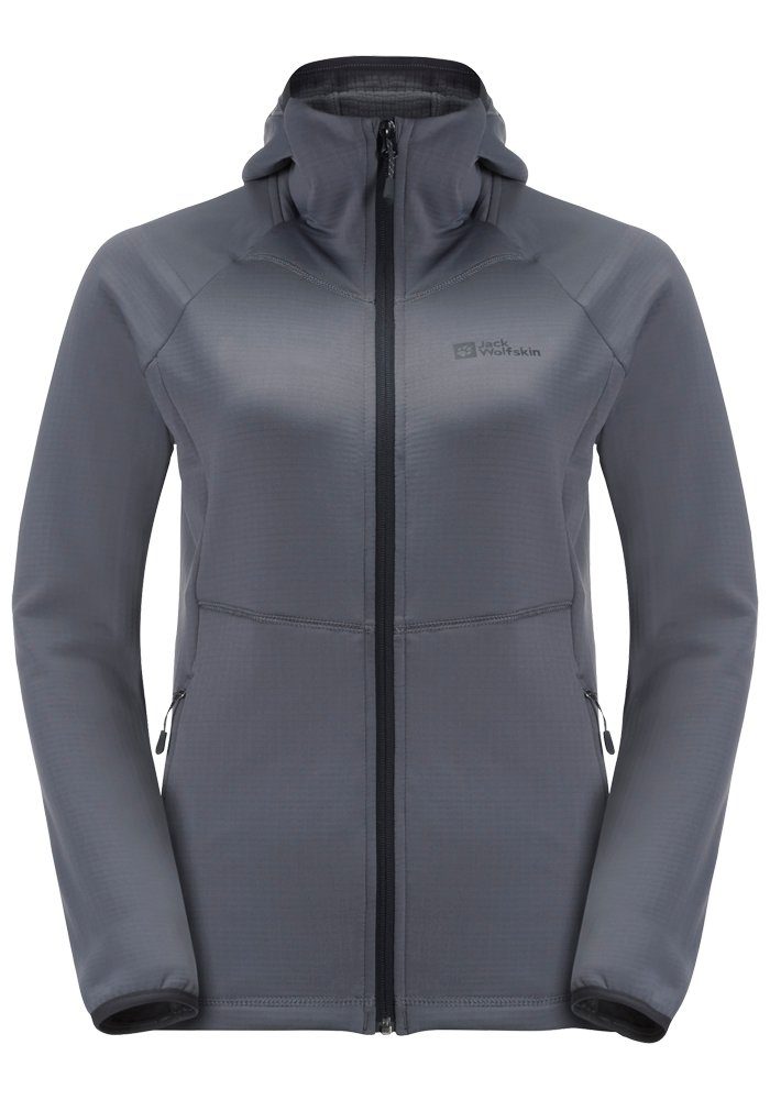 Jack Wolfskin Fleecejack met capuchon KOLBENBERG HOODED FZ W