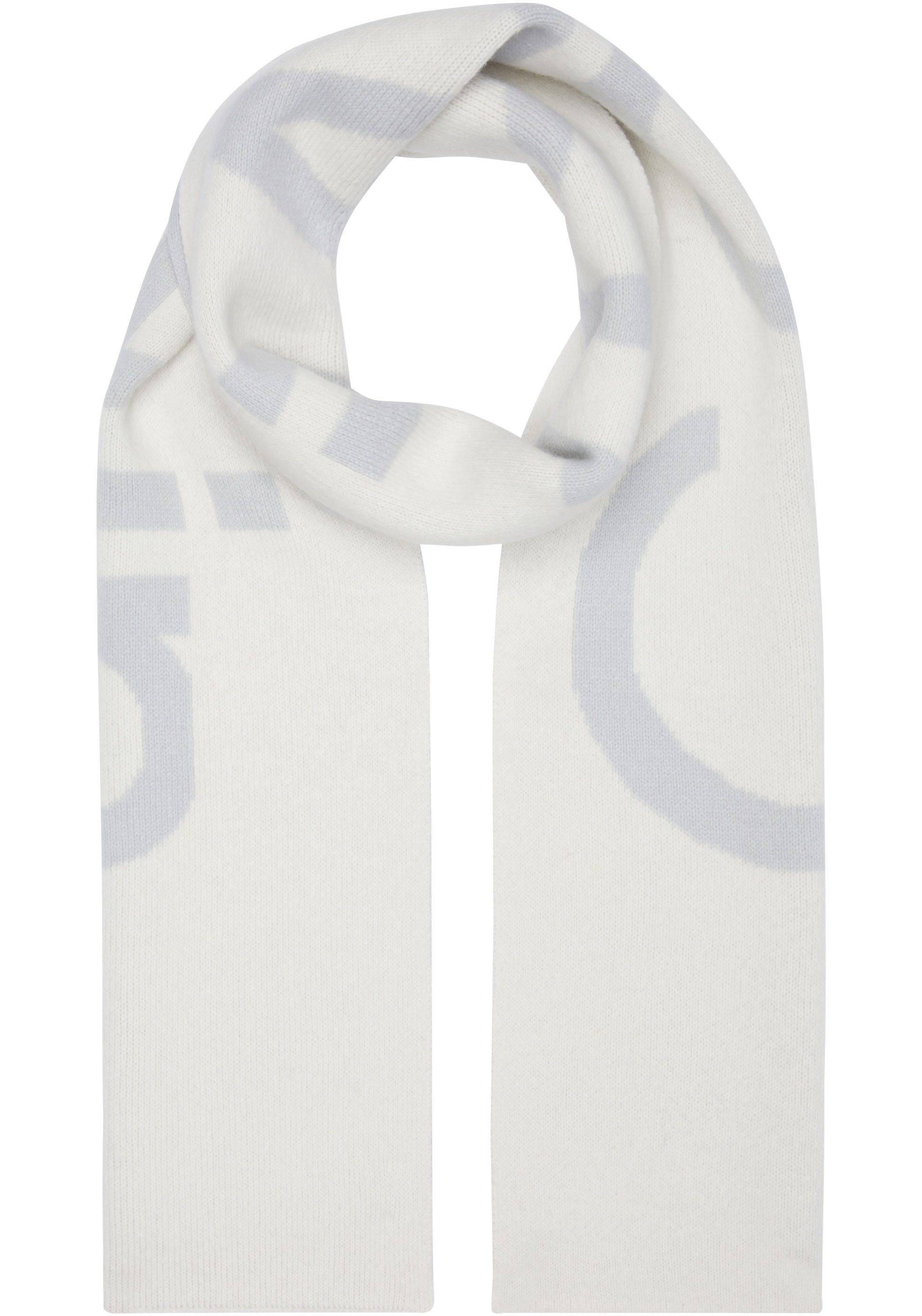 Calvin Klein Sjaal TWO-TONE KNIT WOOL MIX HW SCARF