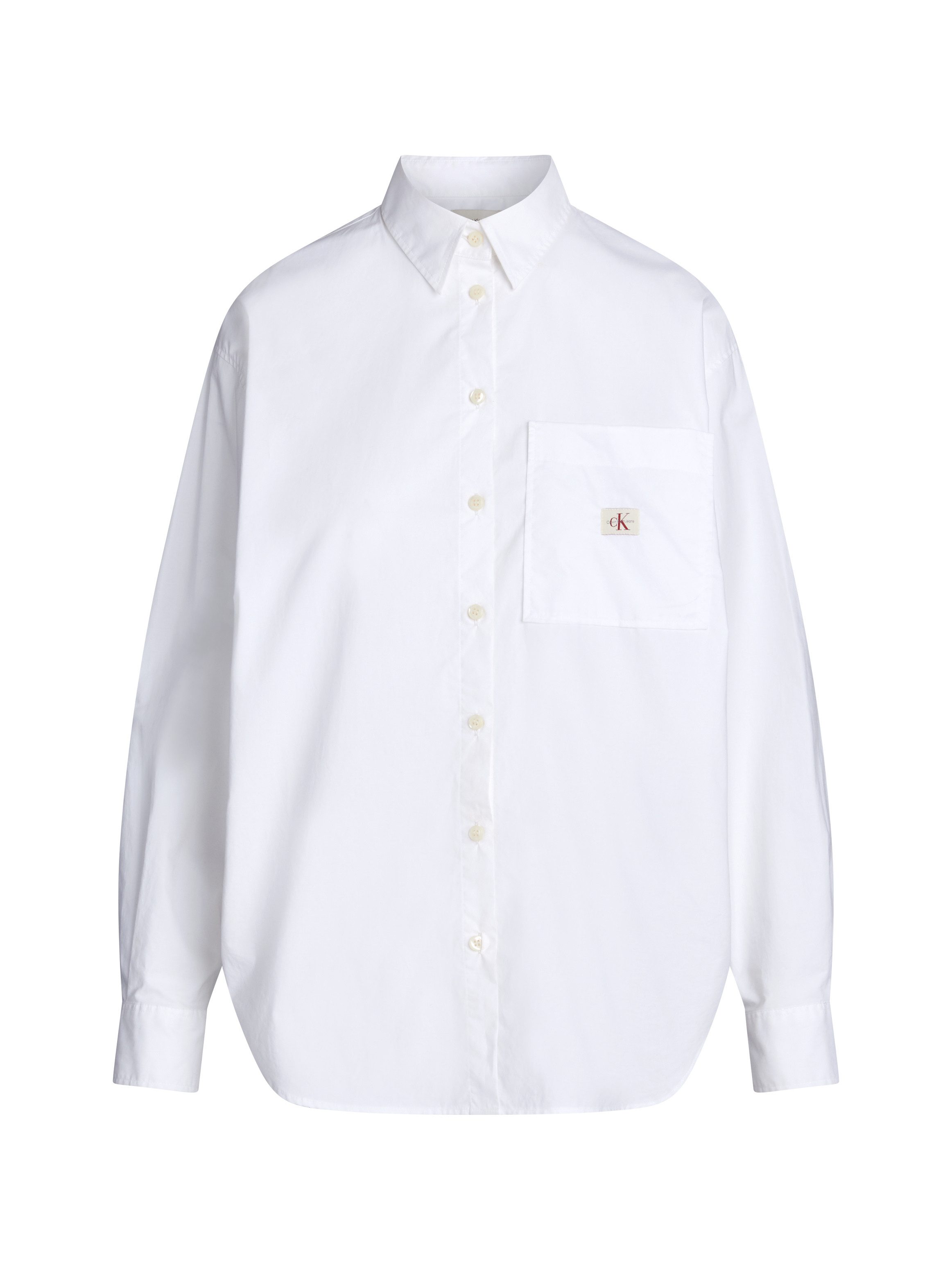 Calvin Klein Overhemd met lange mouwen WOVEN LABEL RELAXED SHIRT