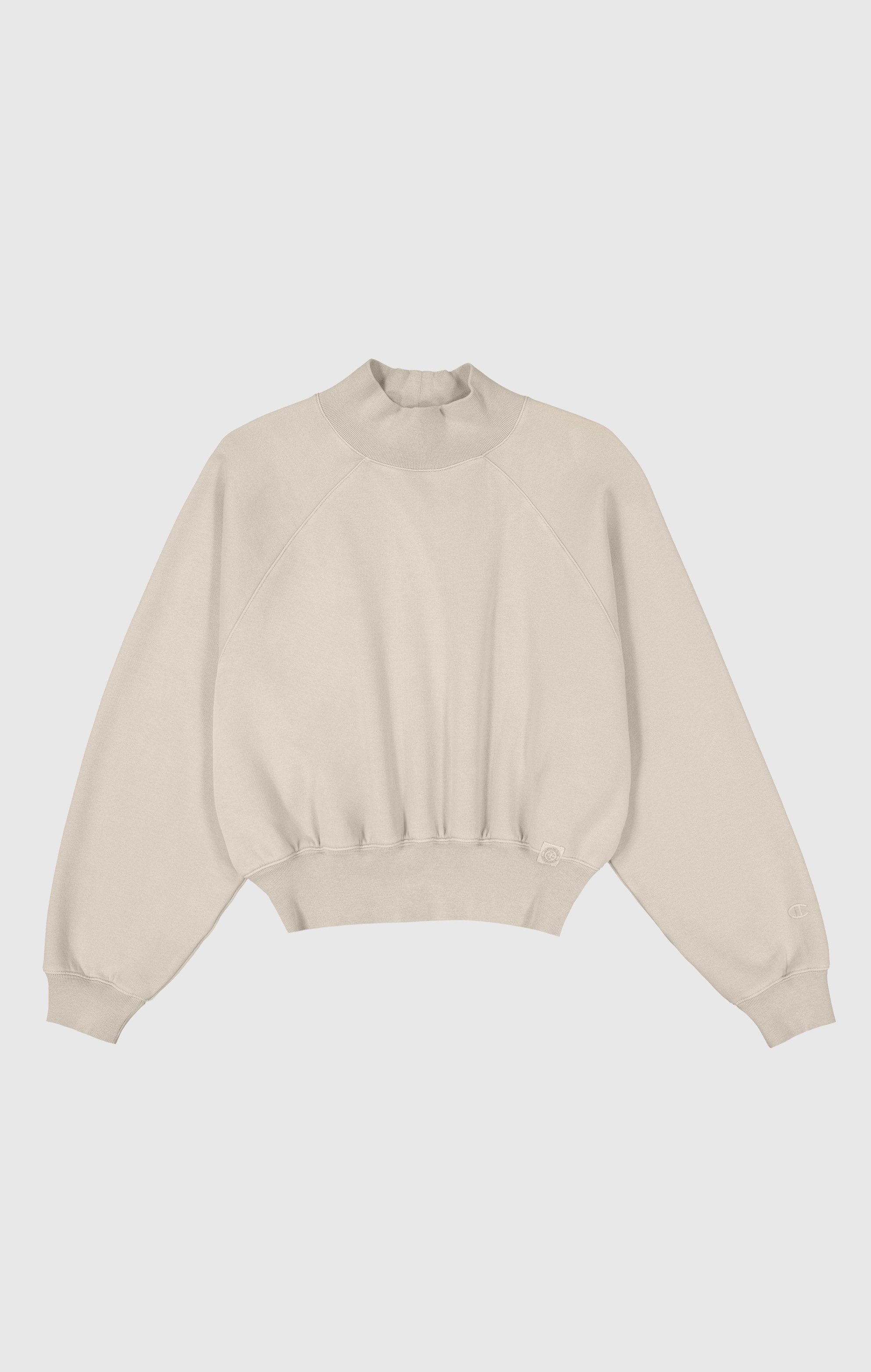 Champion Sweatshirt Mock Turtle Neck Long Sleeves Sweatshirt