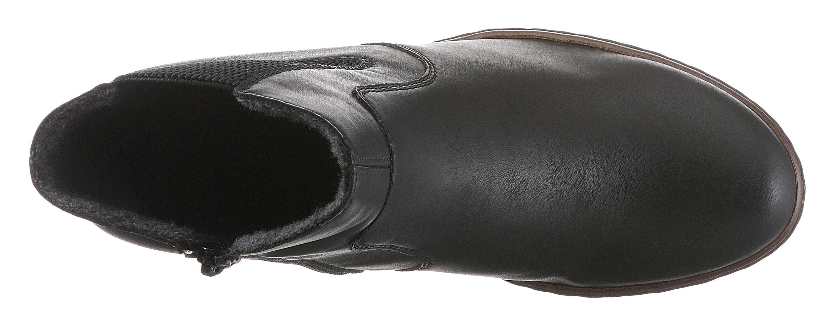 Rieker Laarsjes , laarzen, chelsea-ankle boots, blokhak, in elegante look