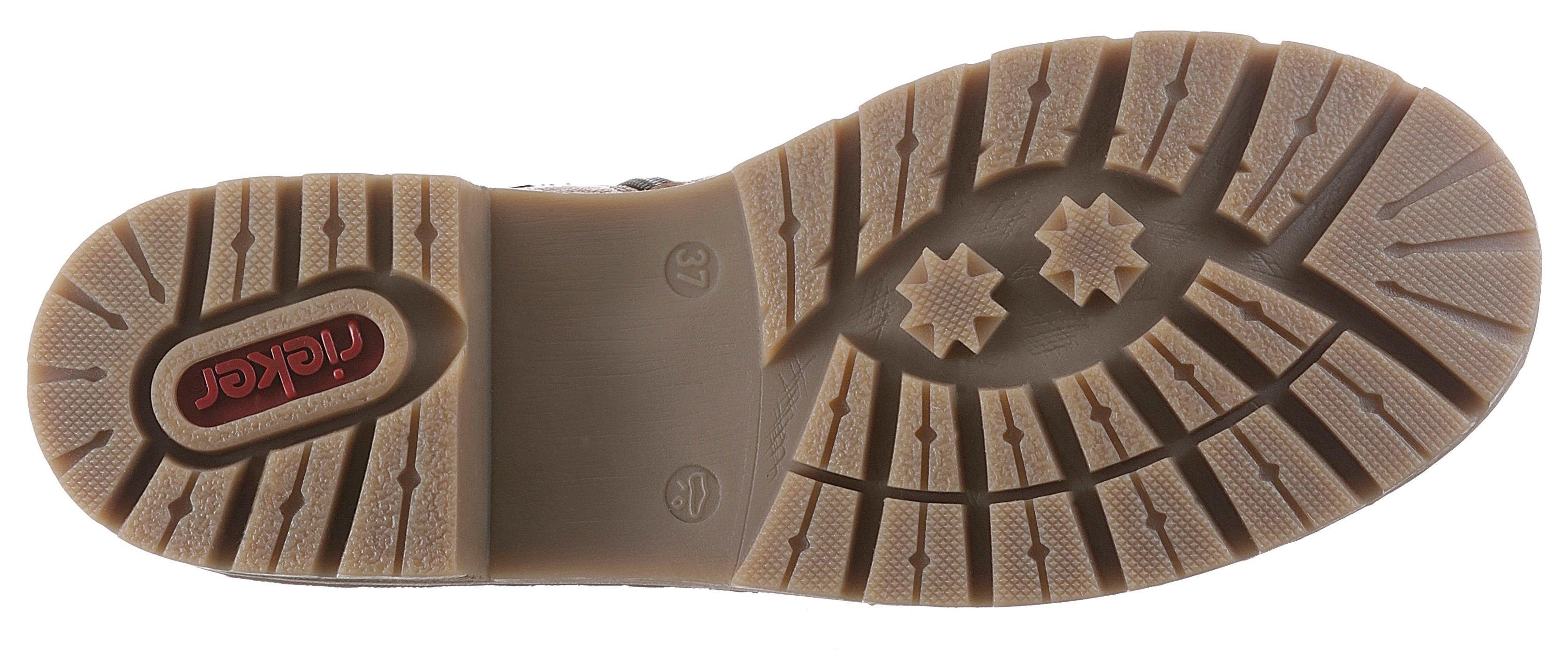 Rieker Winterlaarzen winterenkellaars, blokhak, in trendy used-look
