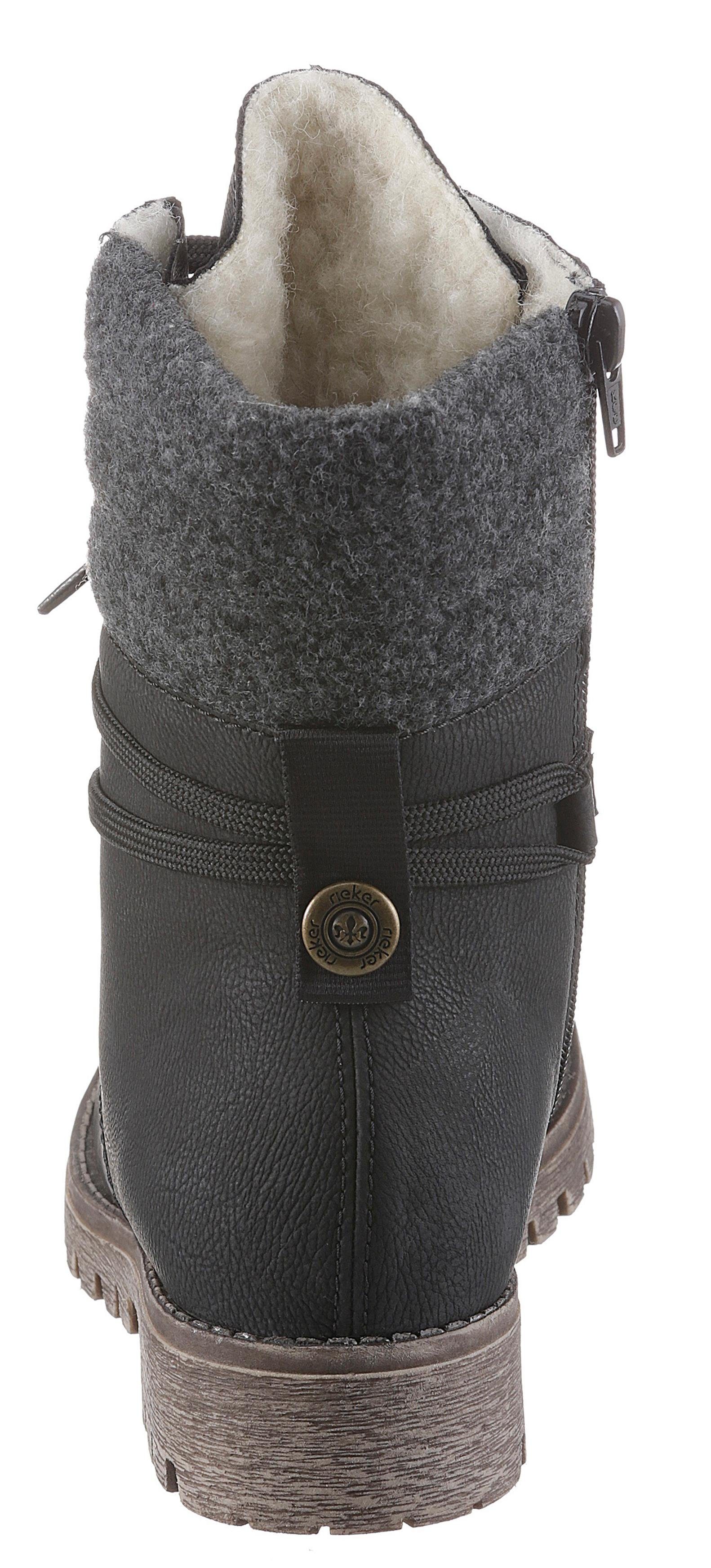 Rieker Winterlaarzen , outdoor laarzen, winterankle boots, profielzool, met tex-membraan