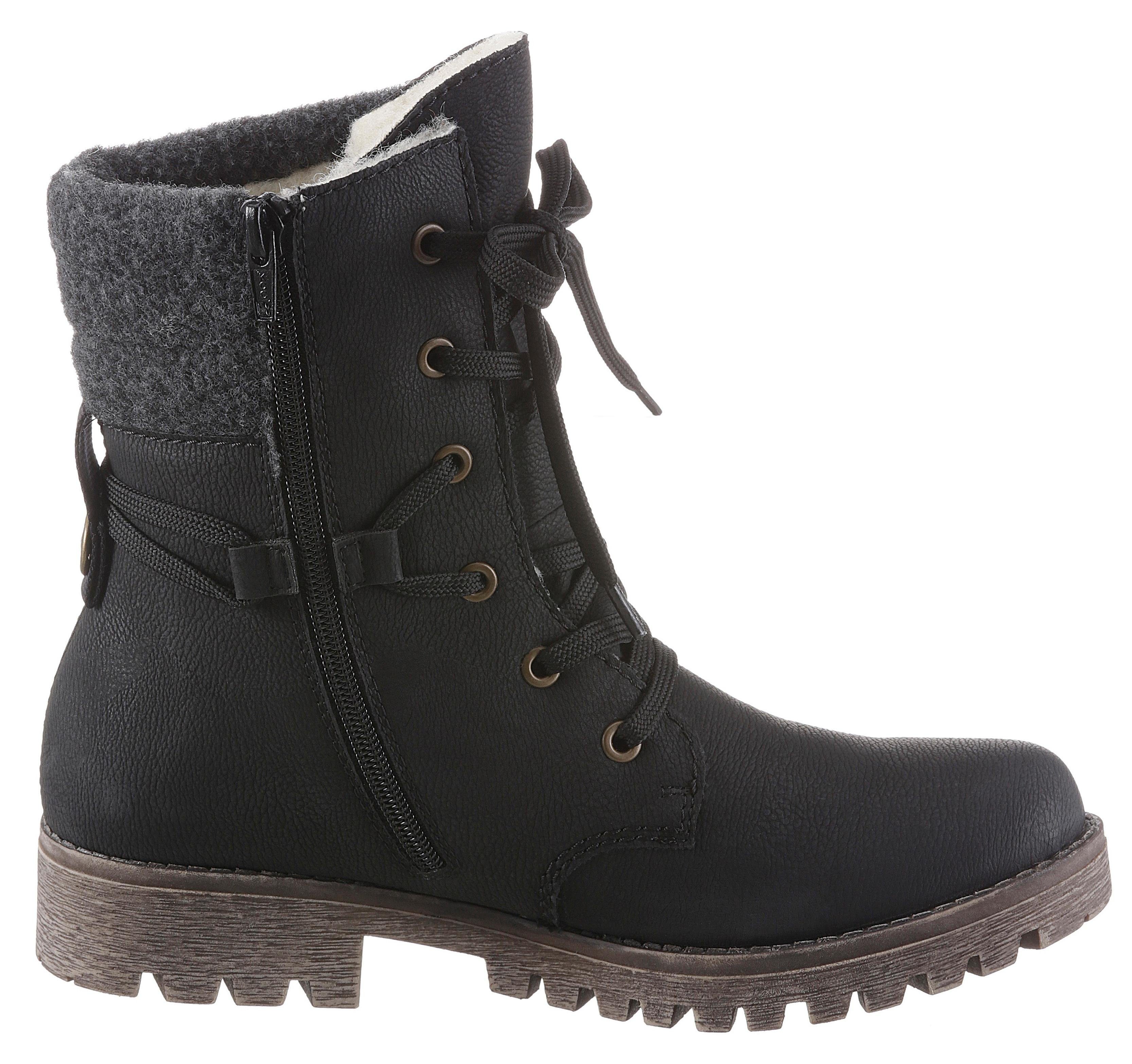 Rieker Winterlaarzen , outdoor laarzen, winterankle boots, profielzool, met tex-membraan