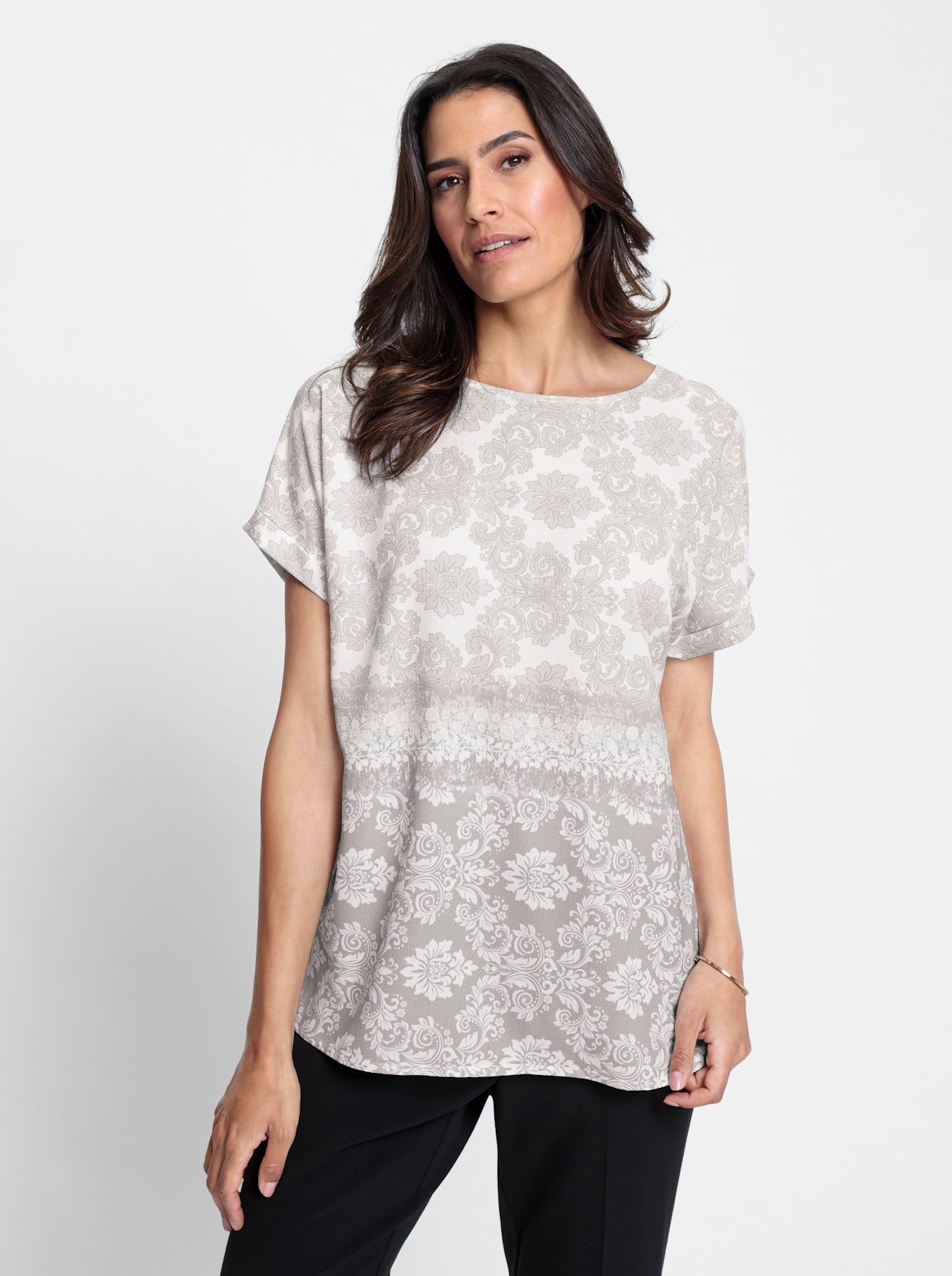 Classic Inspirationen Gedessineerde blouse