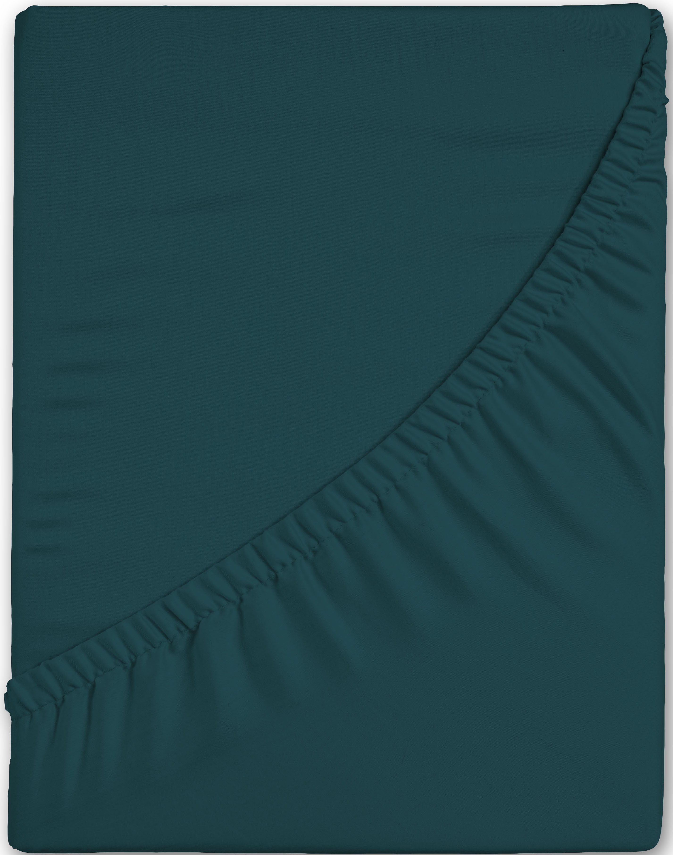 good morning Hoeslaken Jersey Spannbettlaken 100% katoen, jersey, volledige elastiek, tot 25 cm hoogte, 90/100x200, wit (1 stuk)