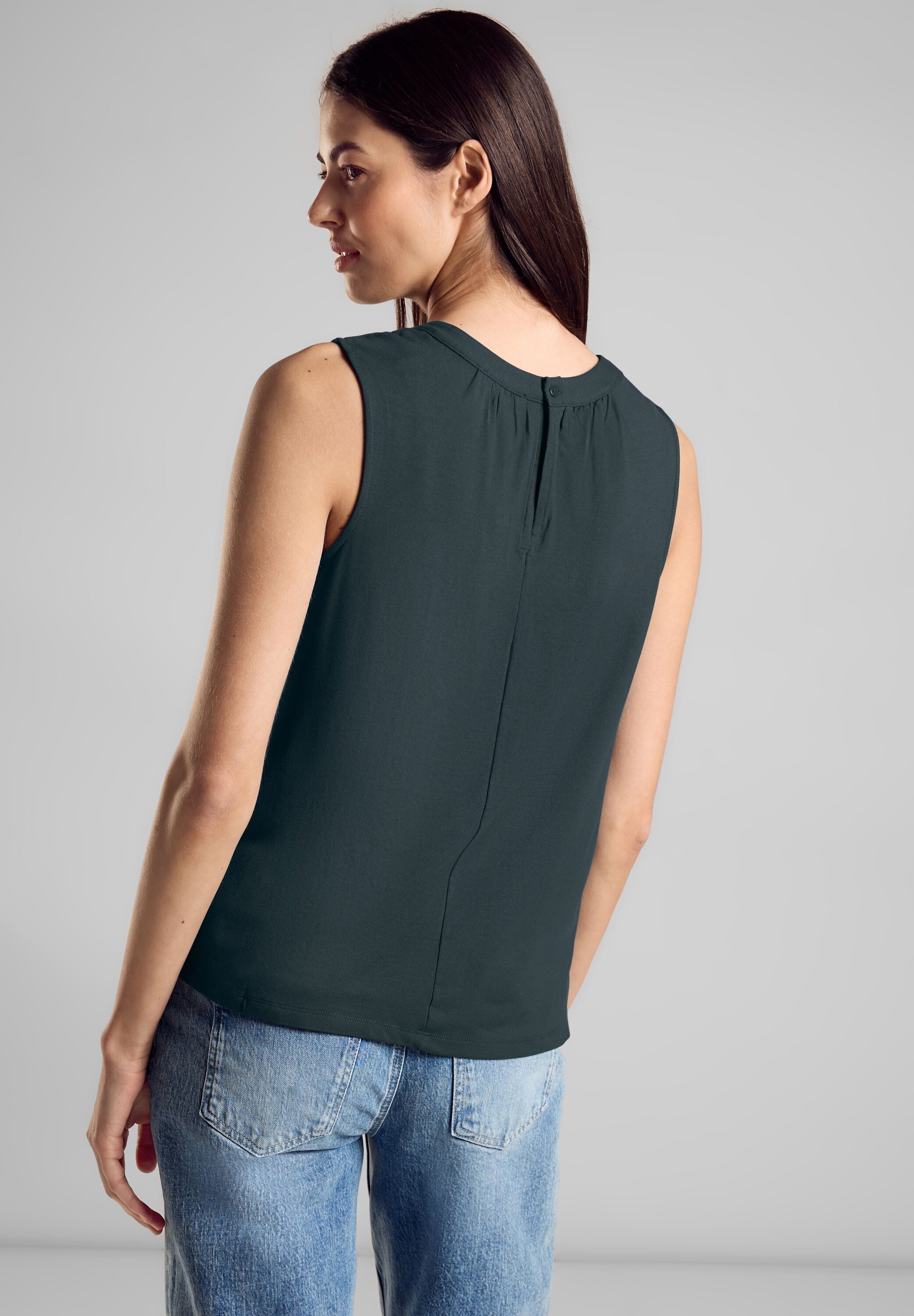 STREET ONE Shirttop van een viscose-elastaan mengsel