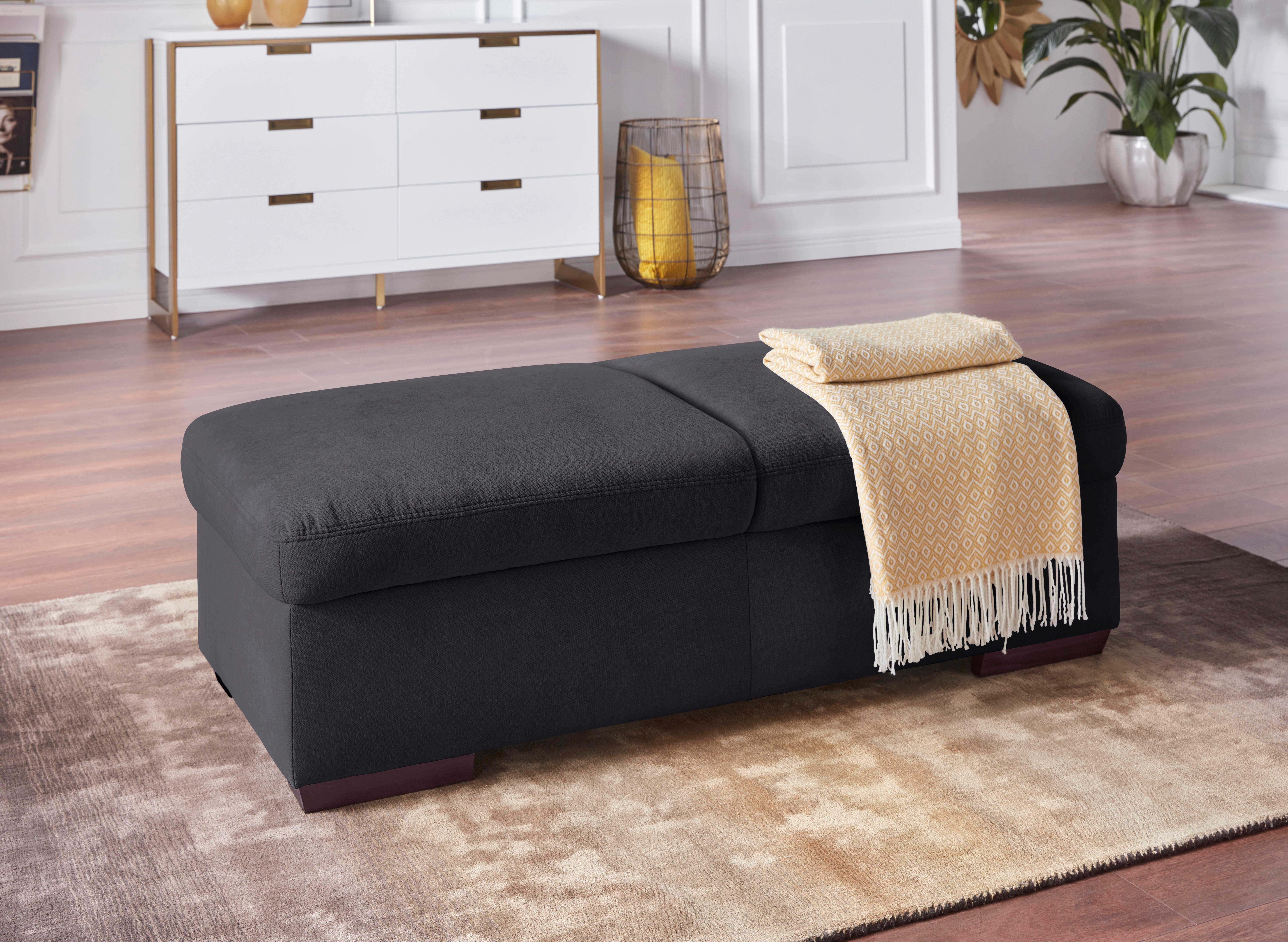 exxpo - sofa fashion Hocker Salerno, bankkruk met geweldig zitcomfort