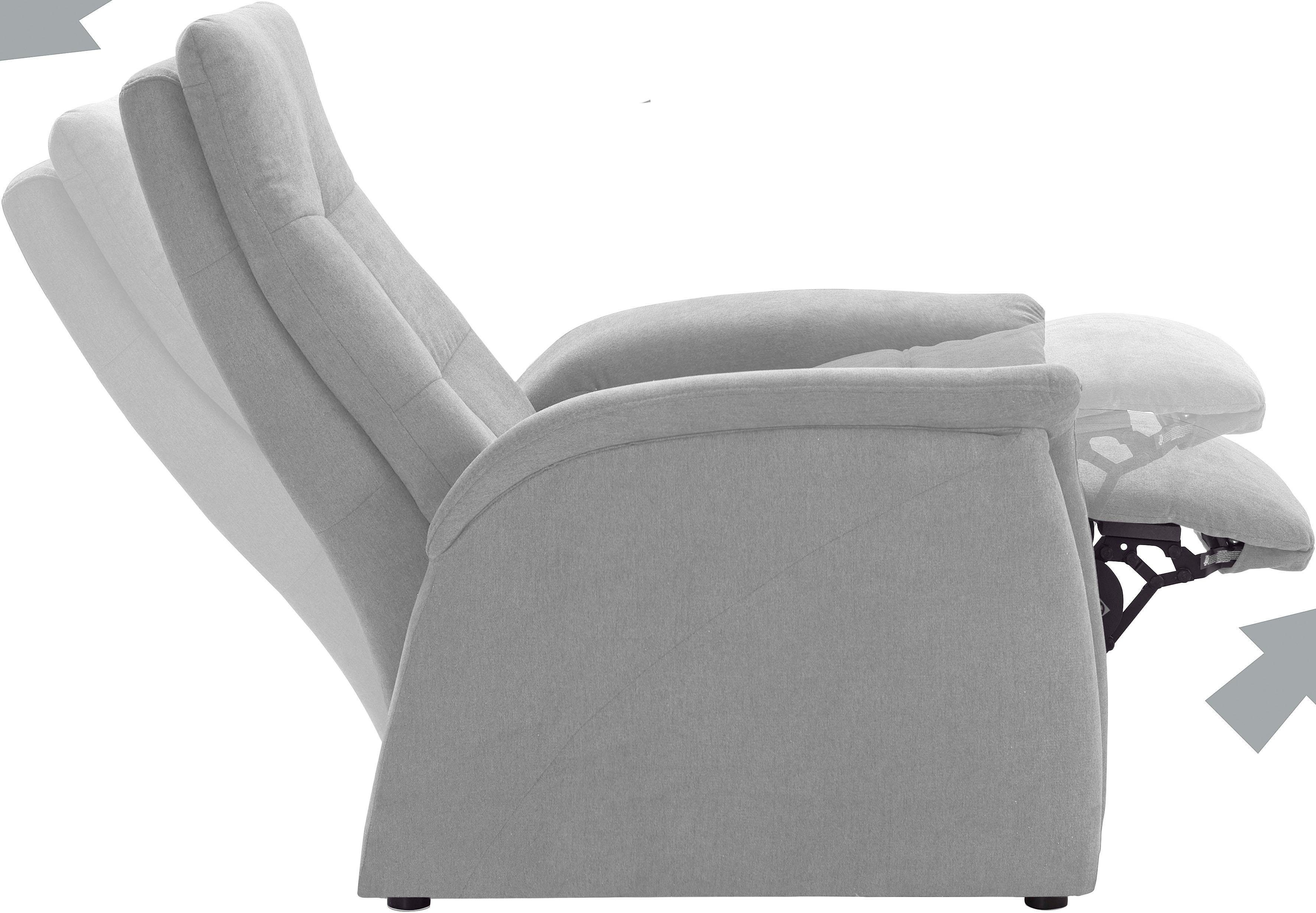 exxpo - sofa fashion Fauteuil Tivoli, hoge rugleuningstoel, relaxstoel, bioscoopstoel, comfortabel (set)