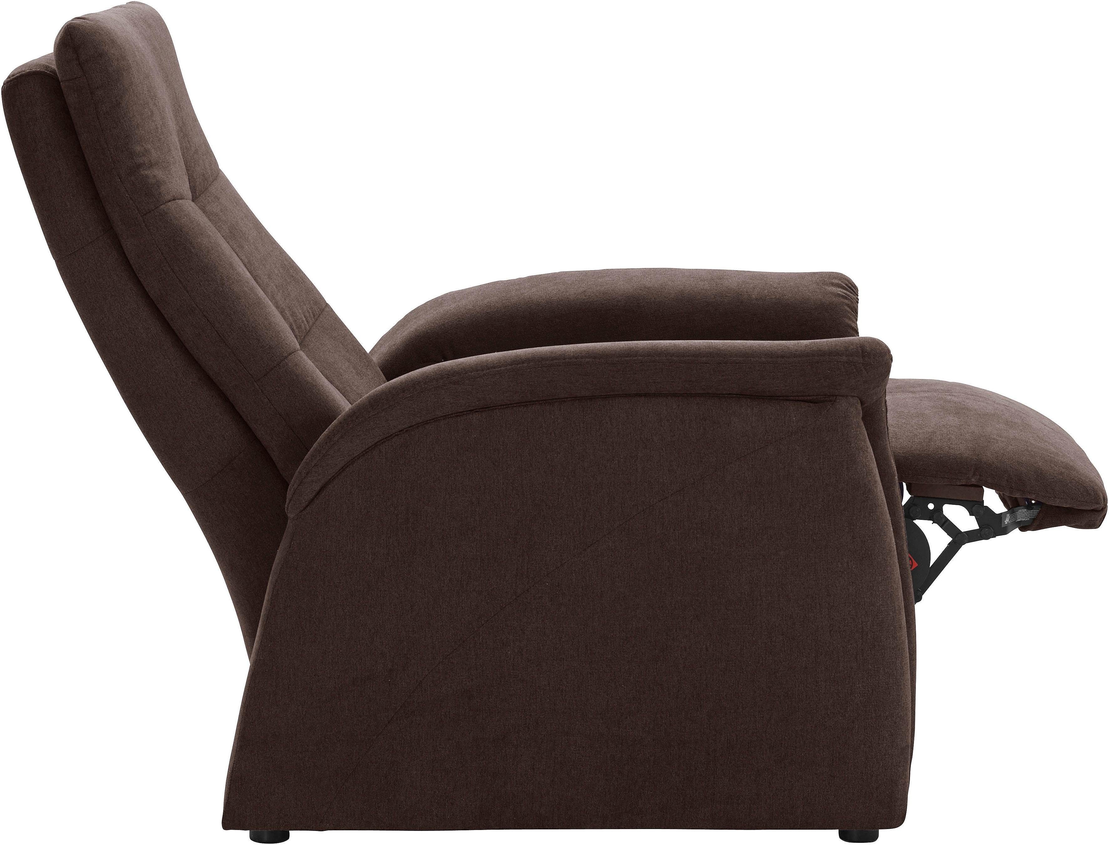 exxpo - sofa fashion Fauteuil Tivoli, hoge rugleuningstoel, relaxstoel, bioscoopstoel, comfortabel (set)