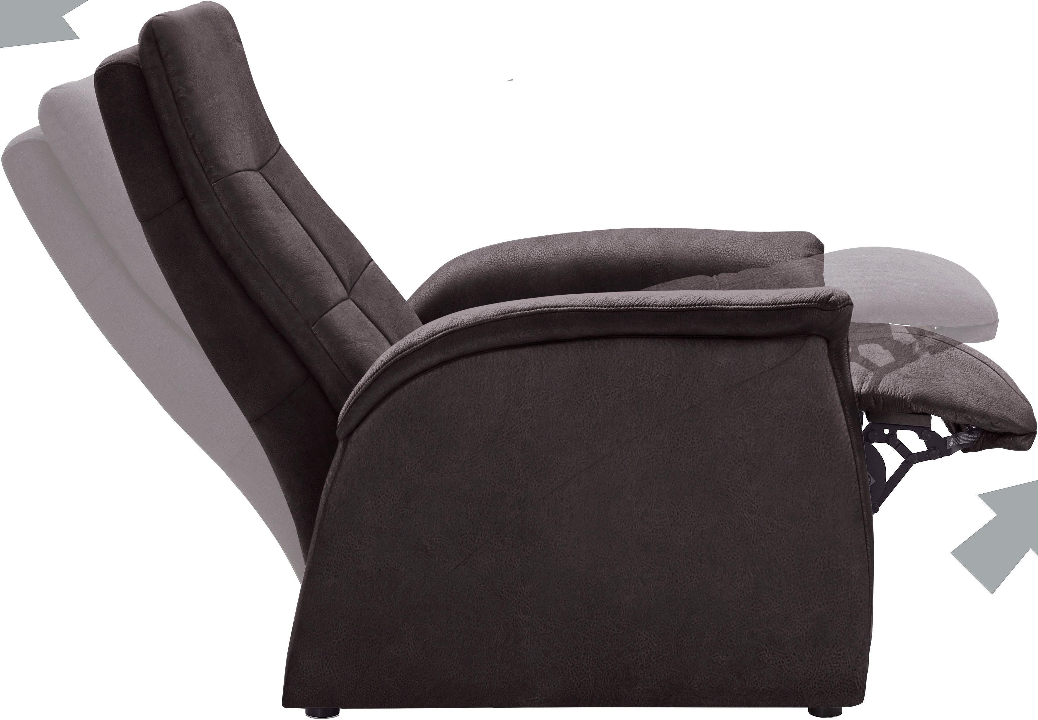 exxpo - sofa fashion Fauteuil Tivoli, hoge rugleuningstoel, relaxstoel, bioscoopstoel, comfortabel (set)