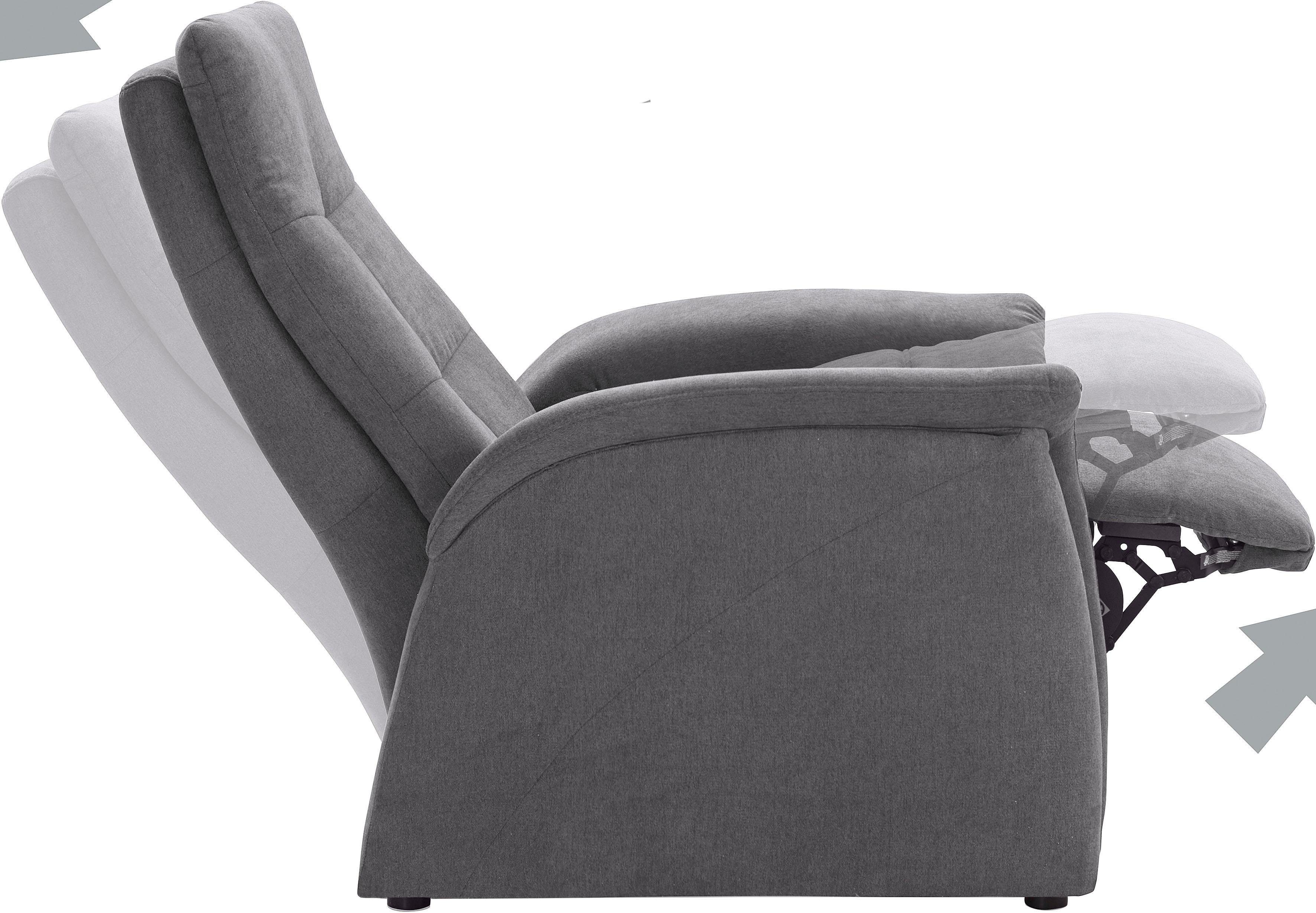 exxpo - sofa fashion Fauteuil Tivoli, hoge rugleuningstoel, relaxstoel, bioscoopstoel, comfortabel (set)