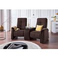 exxpo - sofa fashion 2-zitsbank bruin
