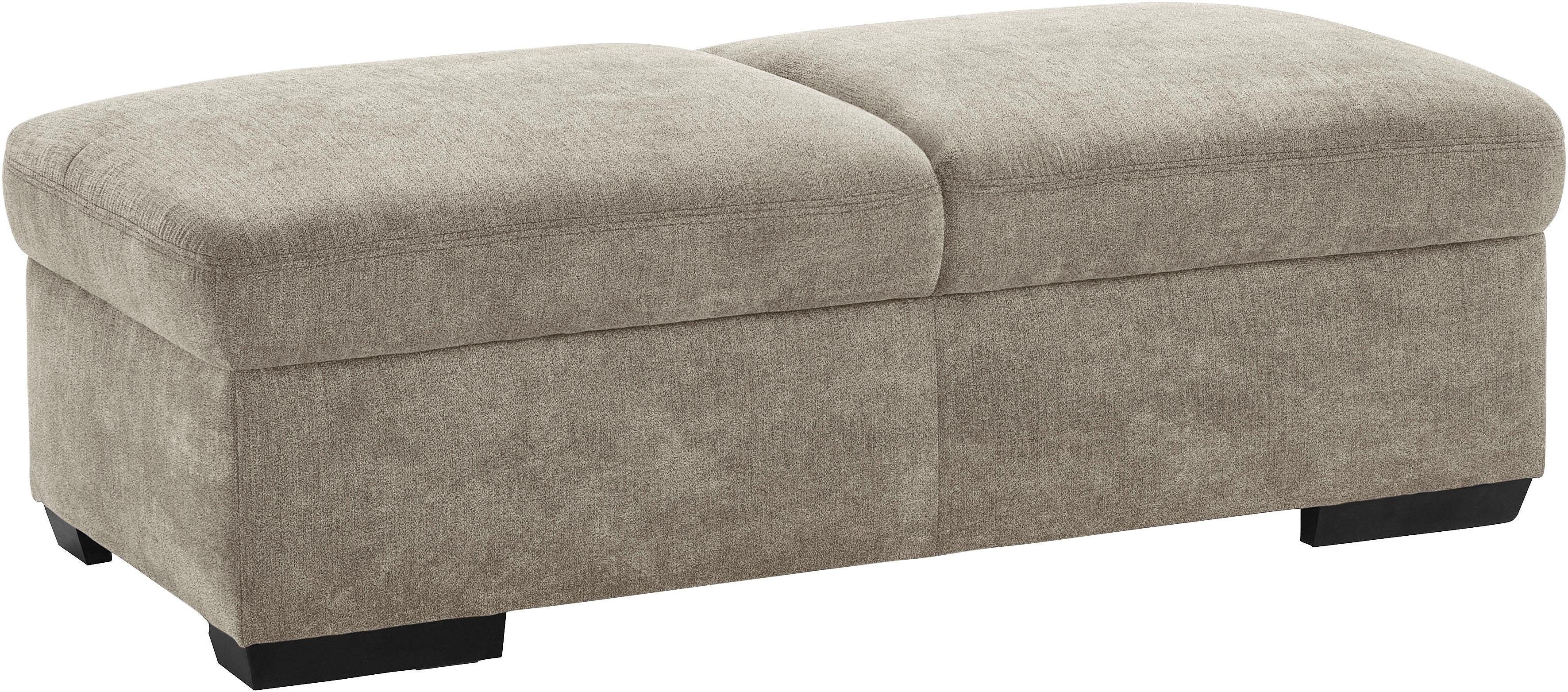 exxpo - sofa fashion Hocker Salerno, bankkruk met geweldig zitcomfort