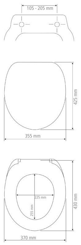 WENKO Toiletzitting Cuero met soft-closesysteem, van mdf-hout