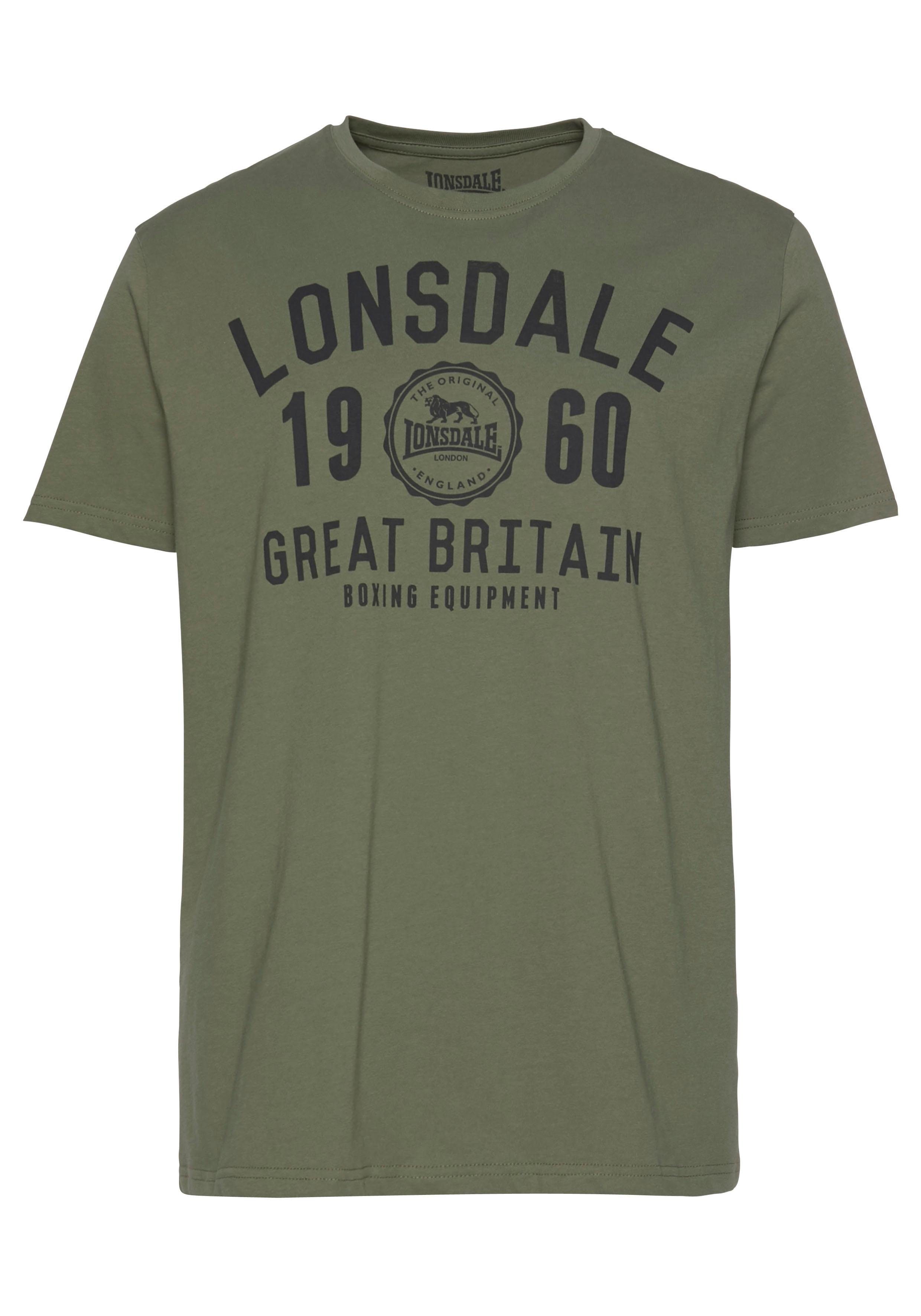 Lonsdale T-shirt BANGOR Set van 2 (2-delig, Set van 2)