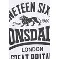 lonsdale t-shirt bylchan (set, set van 2) wit
