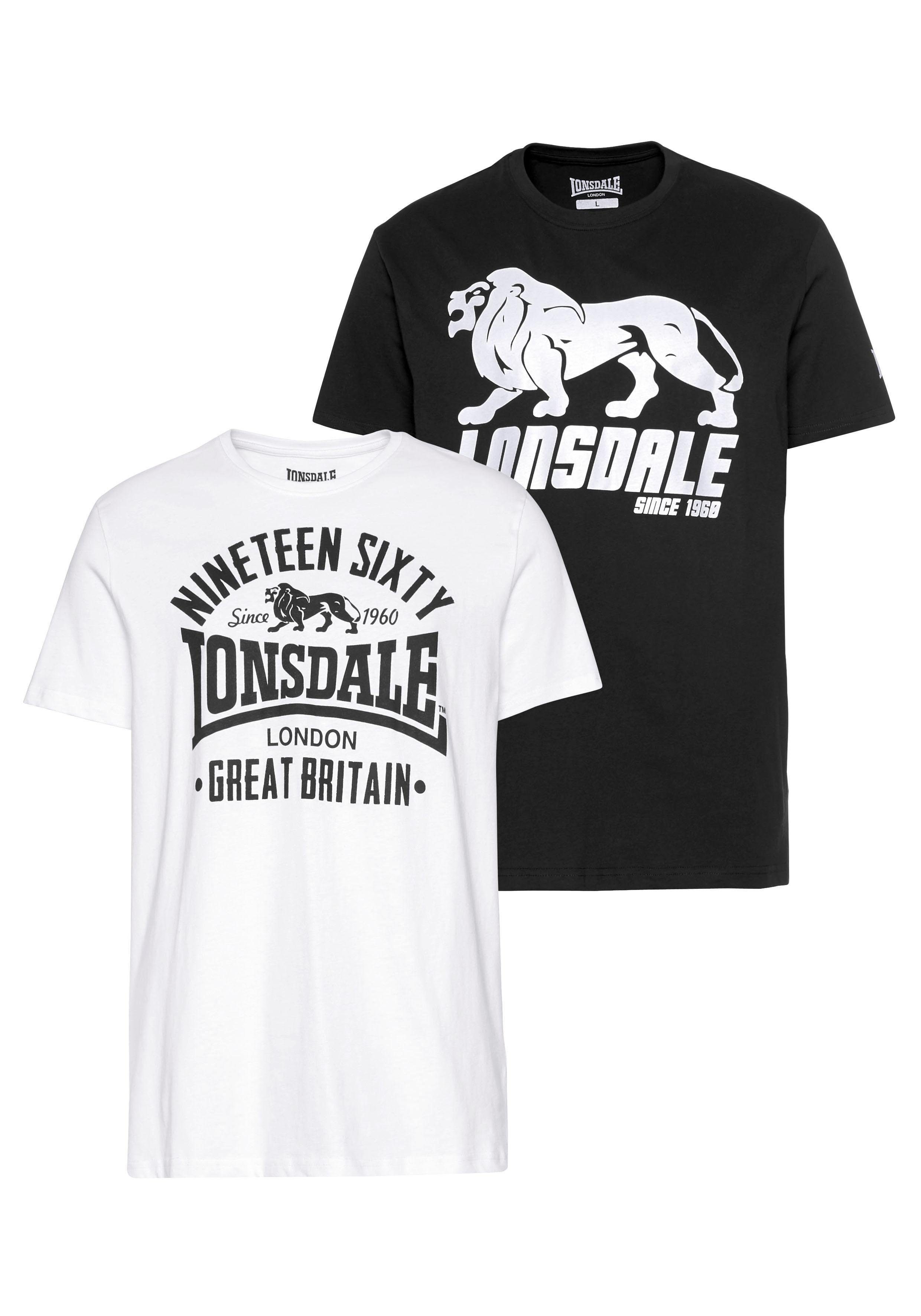 Lonsdale T-shirt BYLCHAN (Set van 2)